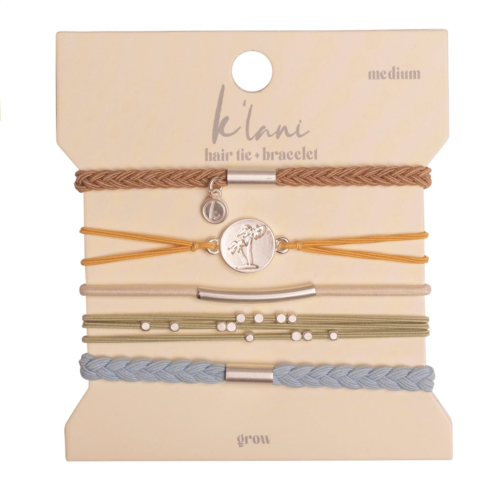 K'Lani Hair Tie Bracelets - Grow-240 Jewelry-K'Lani-Hello Friends Boutique-Woman's Fashion Boutique Located in Traverse City, MI