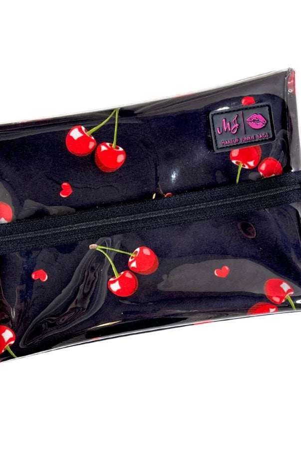 Cherry on Top MakeUp Junkie Bag-260 Bags-Makeup Junkie Bags-Hello Friends Boutique-Woman's Fashion Boutique Located in Traverse City, MI