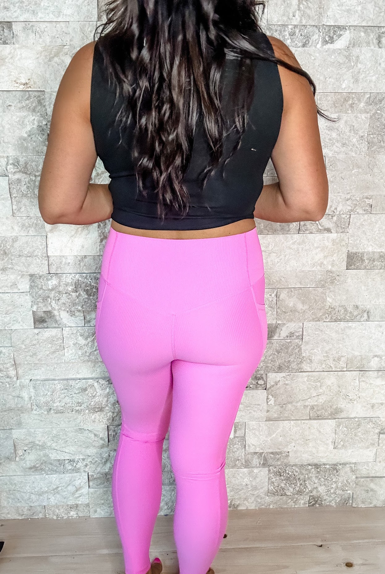 Molly Max Sculpt Diagonal Ribbed Leggings (S-3XL)-210 Leggings/Joggers-With Love, Molly-Hello Friends Boutique-Woman's Fashion Boutique Located in Traverse City, MI