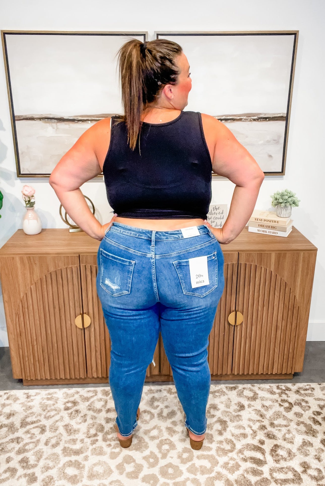 Look Your Best High Rise Denim (24-22W)-200 Denim-Mica Denim-Hello Friends Boutique-Woman's Fashion Boutique Located in Traverse City, MI