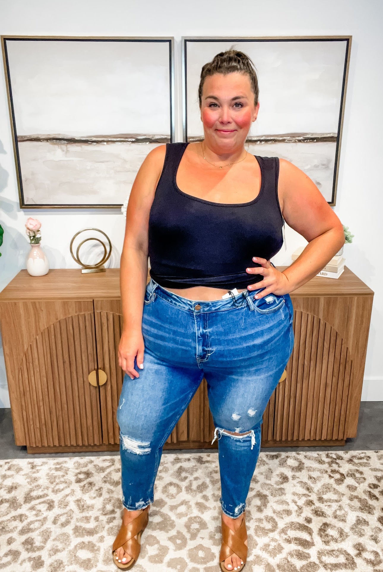 Look Your Best High Rise Denim (24-22W)-200 Denim-Mica Denim-Hello Friends Boutique-Woman's Fashion Boutique Located in Traverse City, MI