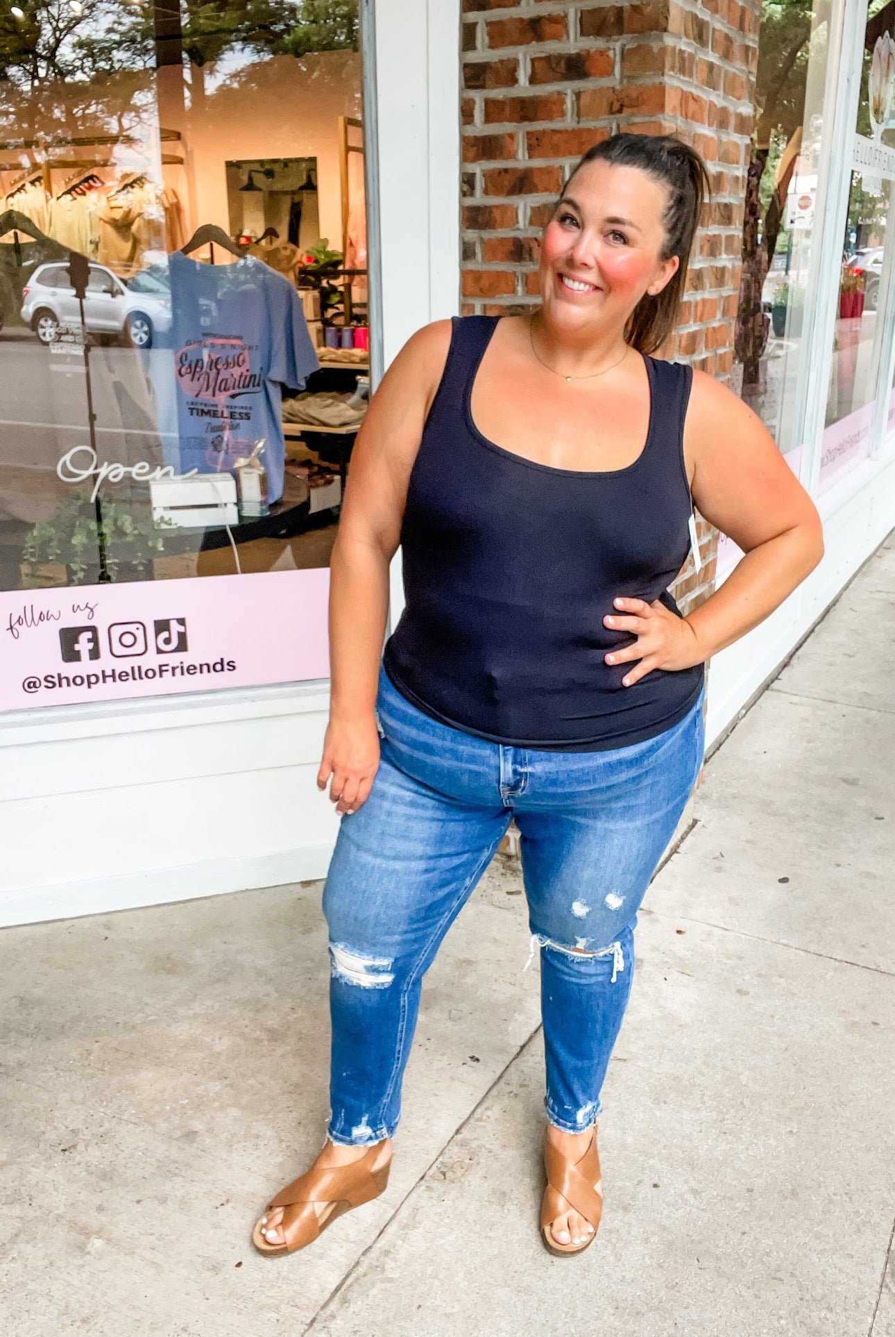 Look Your Best High Rise Denim (24-22W)-200 Denim-Mica Denim-Hello Friends Boutique-Woman's Fashion Boutique Located in Traverse City, MI