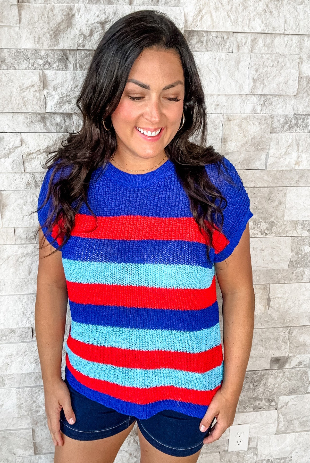 It Was A Good Idea Top (S-3XL)-100 Short Sleeve-HAPTICS-Hello Friends Boutique-Woman's Fashion Boutique Located in Traverse City, MI