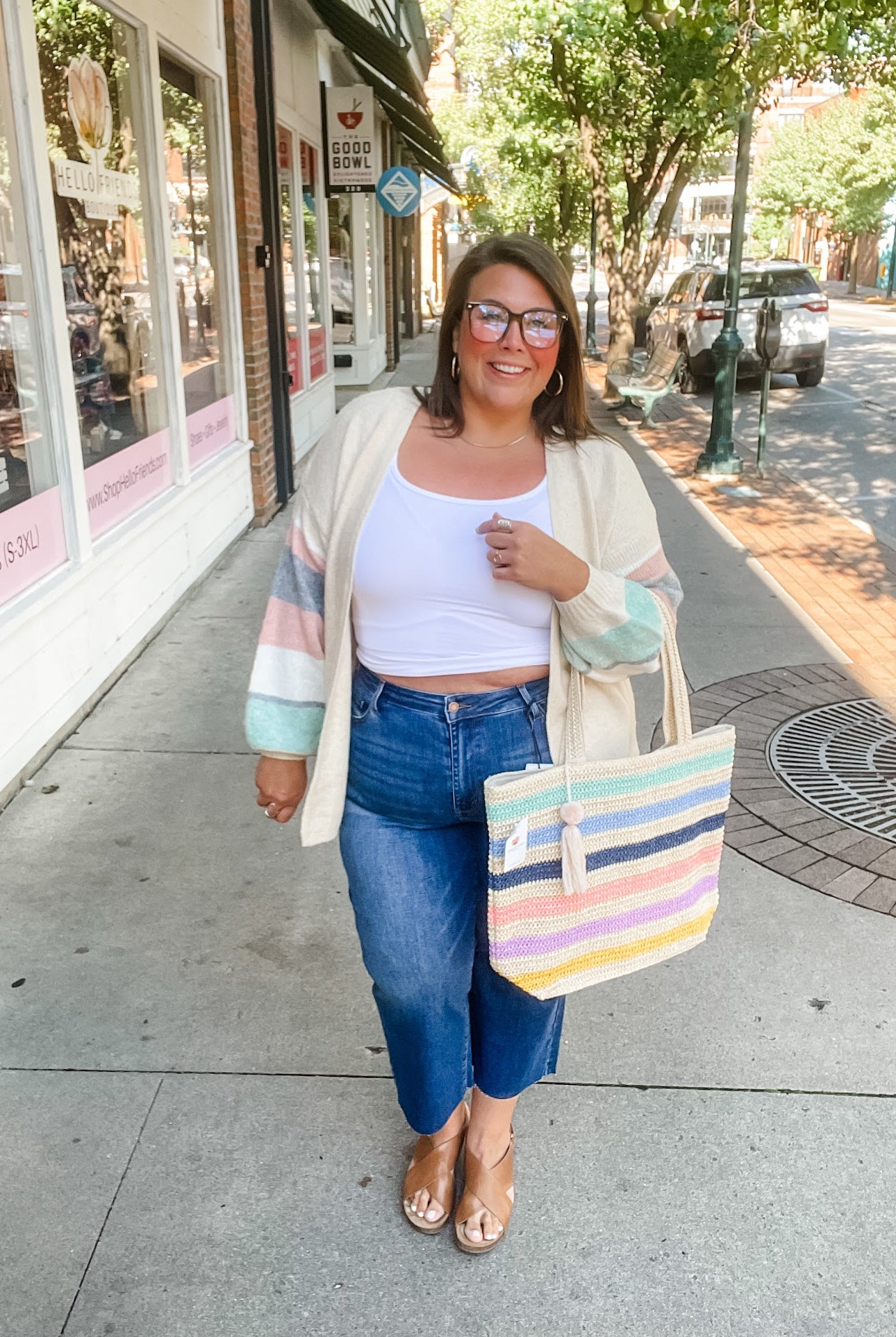 The Cozy Contrast Cardigan (S/M-2X/3X)-160 Cardigans/Kimonos-COZY CO-Hello Friends Boutique-Woman's Fashion Boutique Located in Traverse City, MI