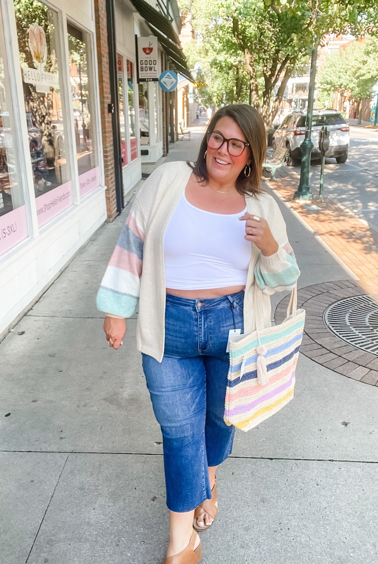 The Cozy Contrast Cardigan (S/M-2X/3X)-160 Cardigans/Kimonos-COZY CO-Hello Friends Boutique-Woman's Fashion Boutique Located in Traverse City, MI