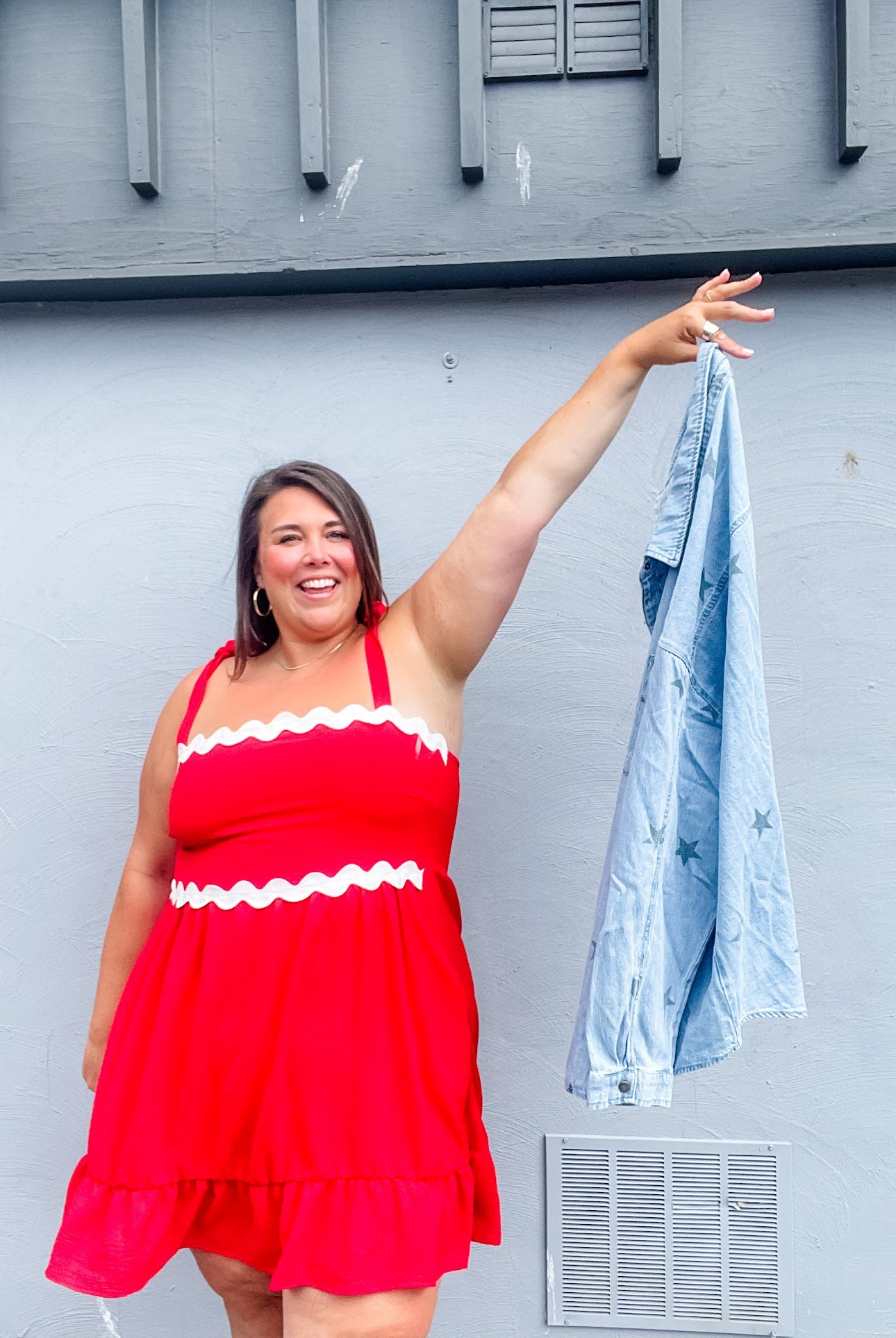 Cherry Ribbon Daydress (S-3XL)-180 Dresses-KORI-Hello Friends Boutique-Woman's Fashion Boutique Located in Traverse City, MI