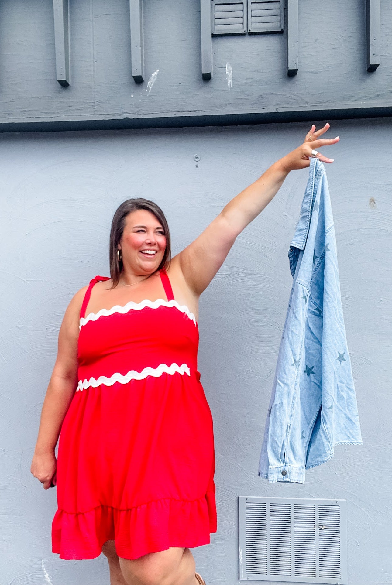 Cherry Ribbon Daydress (S-3XL)-180 Dresses-KORI-Hello Friends Boutique-Woman's Fashion Boutique Located in Traverse City, MI
