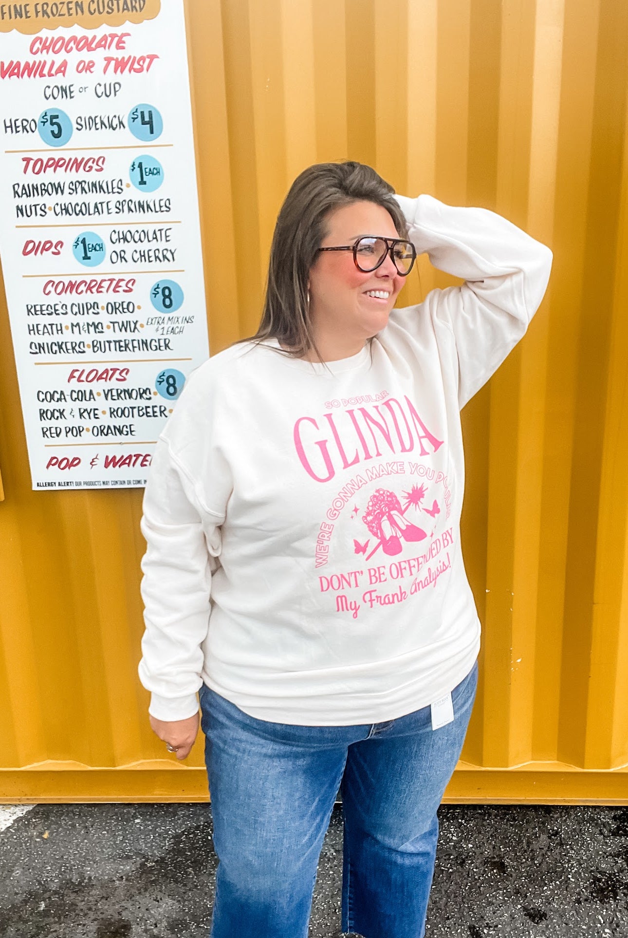 Elphaba OR Glinda Youth (XS-XL) & Adult Sweatshirt (S-2XL)-150 Sweatshirts/Hoodies-Poppy & Pine-Hello Friends Boutique-Woman's Fashion Boutique Located in Traverse City, MI