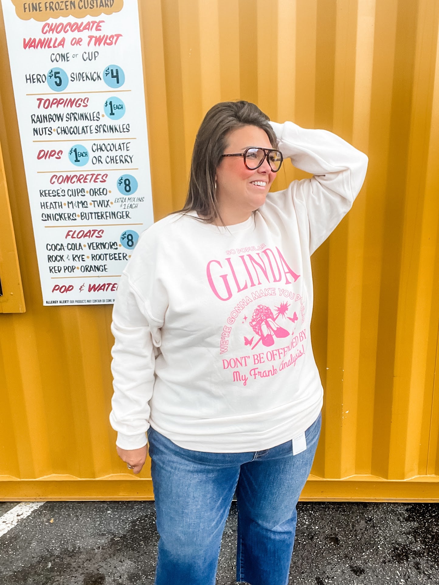 Elphaba OR Glinda Youth (XS-XL) & Adult Sweatshirt (S-2XL)-150 Sweatshirts/Hoodies-Poppy & Pine-Hello Friends Boutique-Woman's Fashion Boutique Located in Traverse City, MI
