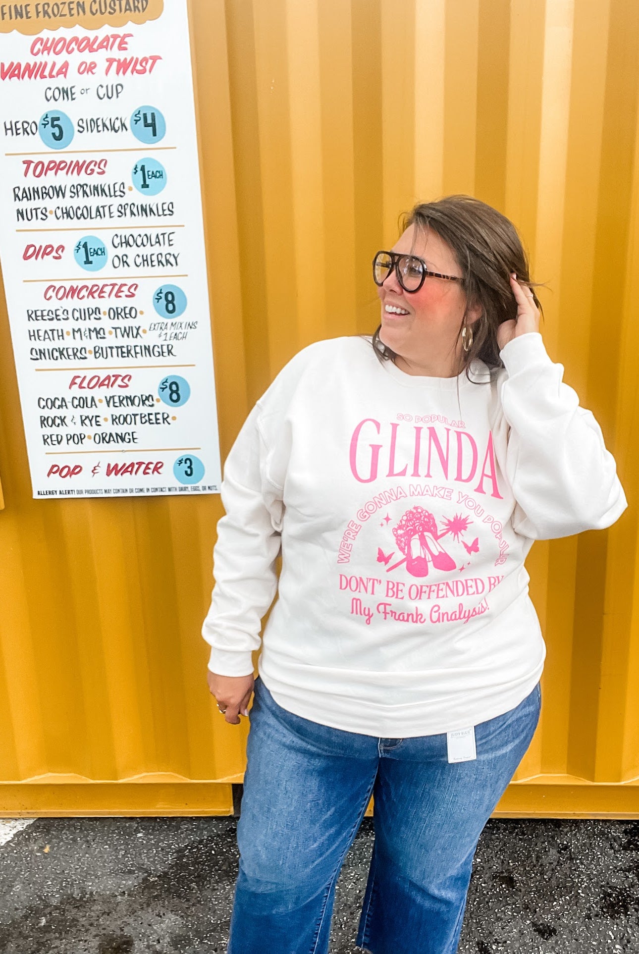 Elphaba OR Glinda Youth (XS-XL) & Adult Sweatshirt (S-2XL)-150 Sweatshirts/Hoodies-Poppy & Pine-Hello Friends Boutique-Woman's Fashion Boutique Located in Traverse City, MI