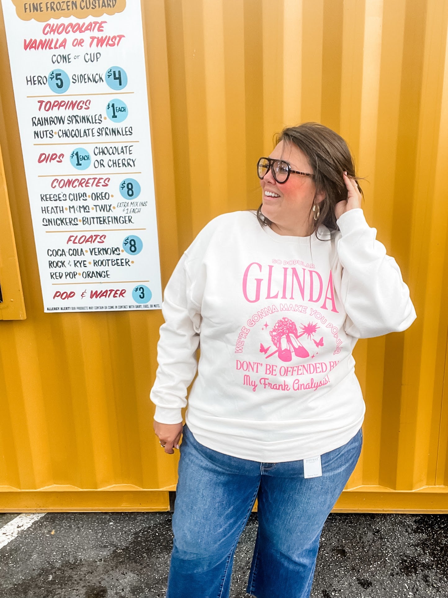 Elphaba OR Glinda Youth (XS-XL) & Adult Sweatshirt (S-2XL)-150 Sweatshirts/Hoodies-Poppy & Pine-Hello Friends Boutique-Woman's Fashion Boutique Located in Traverse City, MI