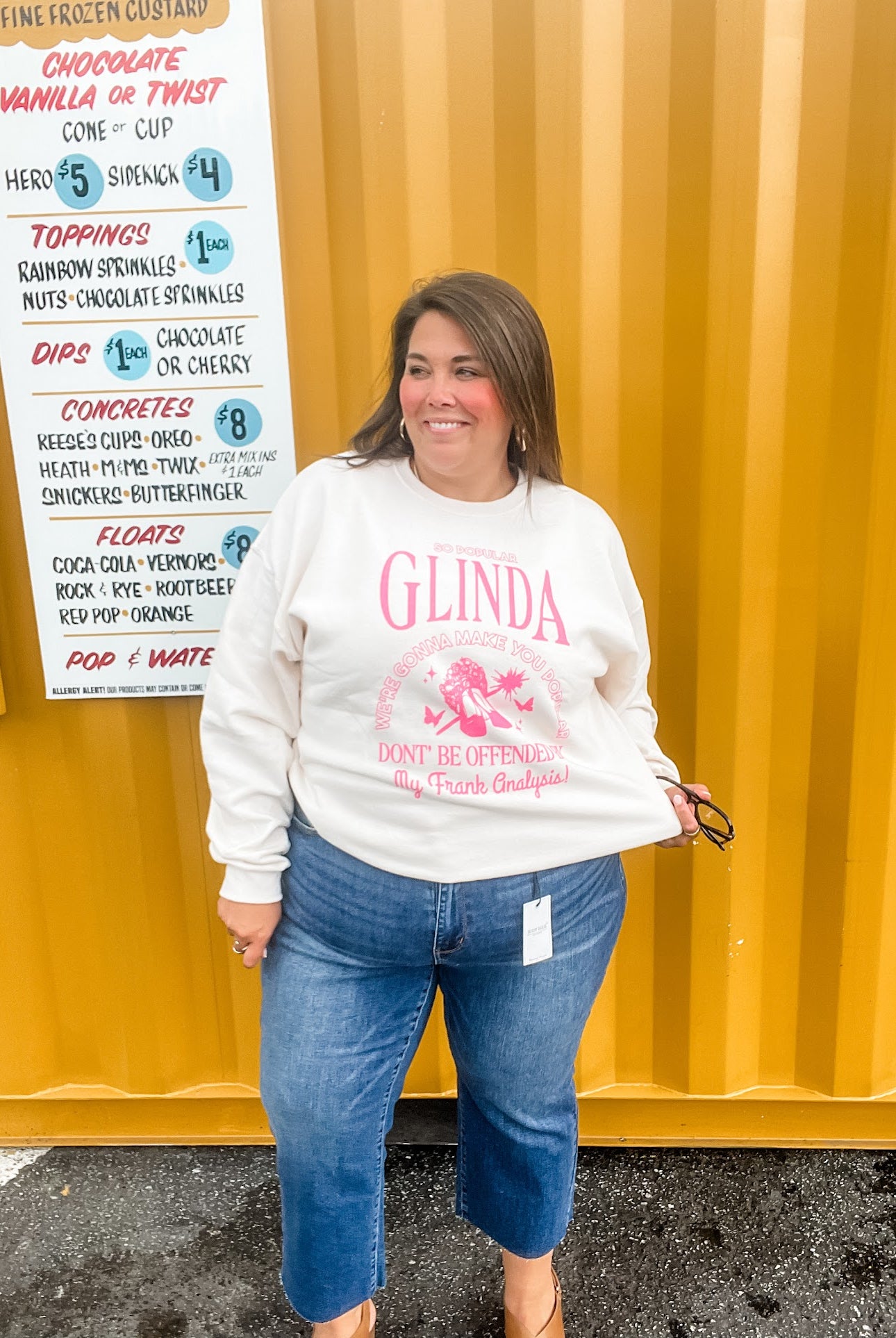 Elphaba OR Glinda Youth (XS-XL) & Adult Sweatshirt (S-2XL)-150 Sweatshirts/Hoodies-Poppy & Pine-Hello Friends Boutique-Woman's Fashion Boutique Located in Traverse City, MI