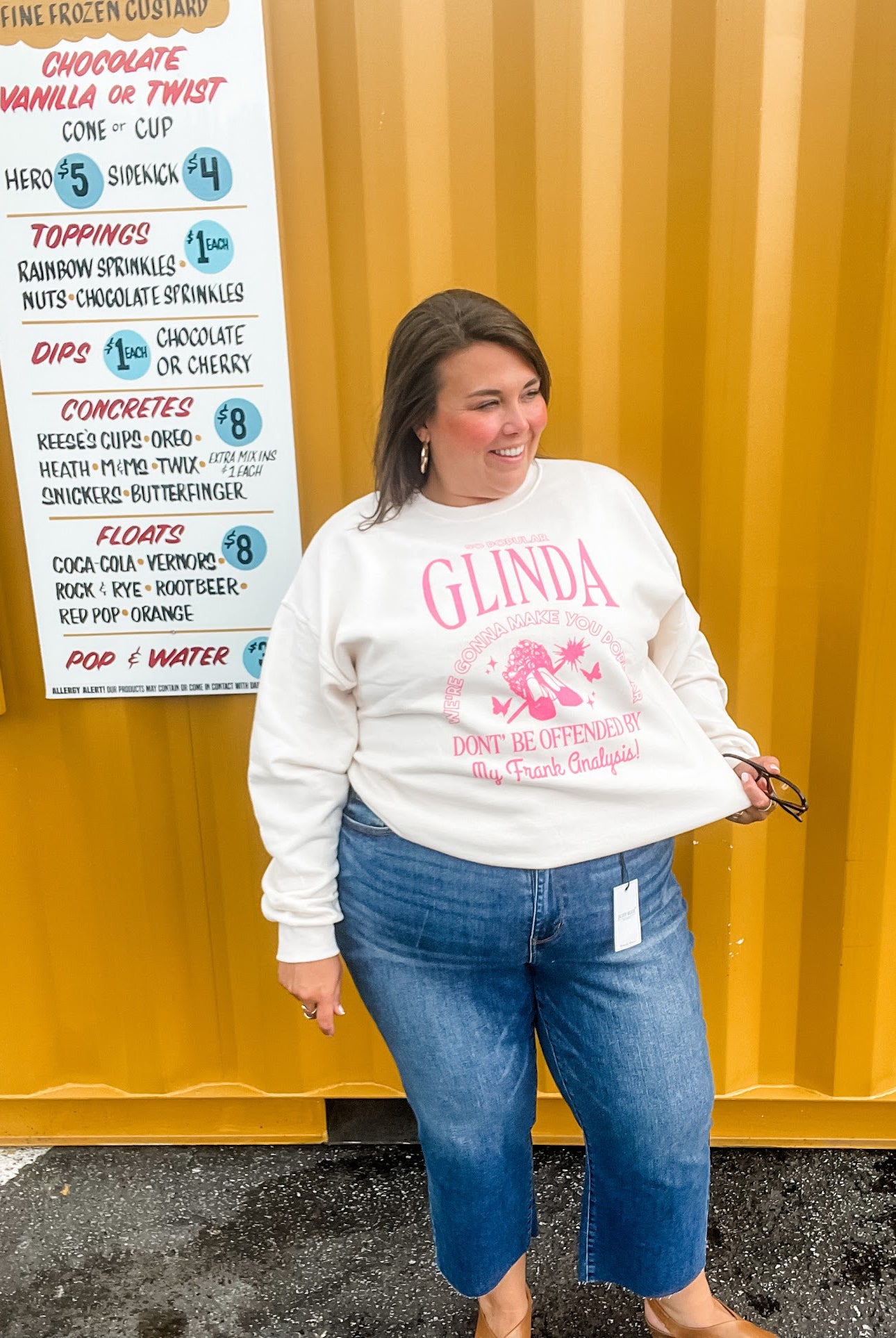 Elphaba OR Glinda Youth (XS-XL) & Adult Sweatshirt (S-2XL)-150 Sweatshirts/Hoodies-Poppy & Pine-Hello Friends Boutique-Woman's Fashion Boutique Located in Traverse City, MI
