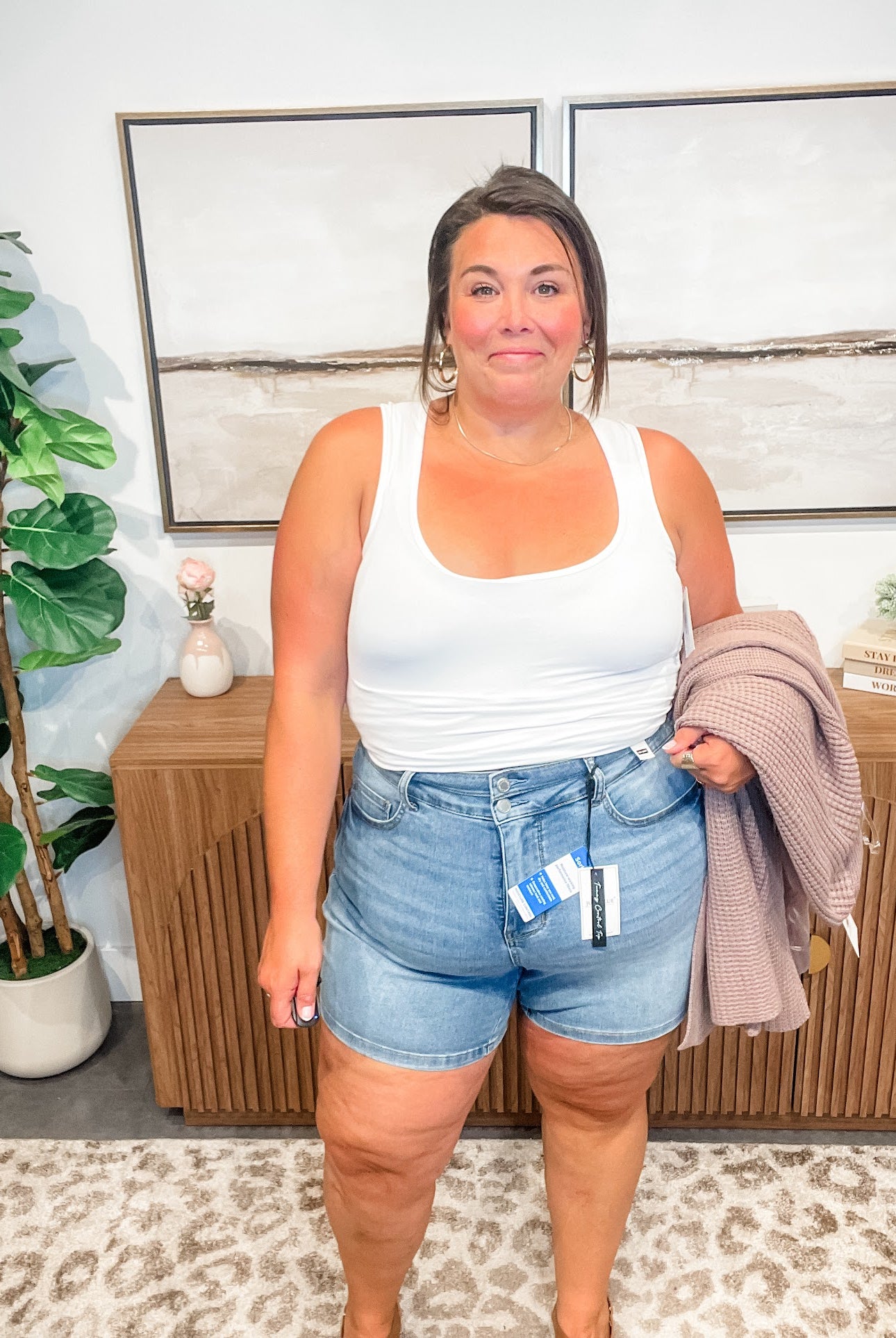 Record Setter Shorts (S-3XL) - SAVE SPRING-200 Denim-Judy Blue-Hello Friends Boutique-Woman's Fashion Boutique Located in Traverse City, MI