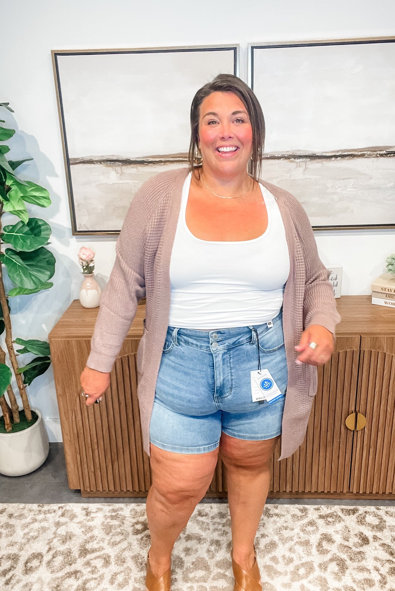 Record Setter Shorts (S-3XL) - SAVE SPRING-200 Denim-Judy Blue-Hello Friends Boutique-Woman's Fashion Boutique Located in Traverse City, MI