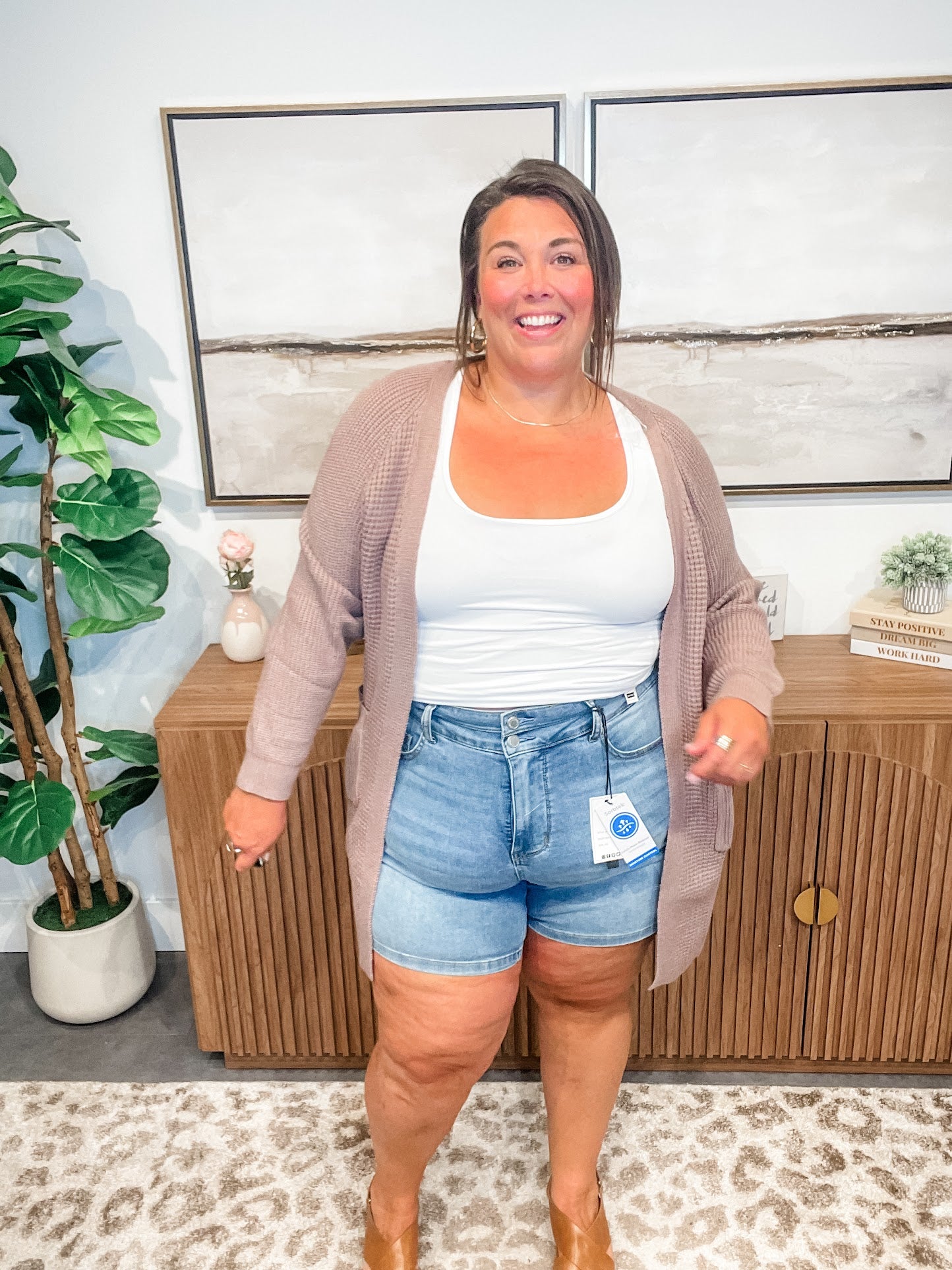 Record Setter Shorts (S-3XL) - SAVE SPRING-200 Denim-Judy Blue-Hello Friends Boutique-Woman's Fashion Boutique Located in Traverse City, MI