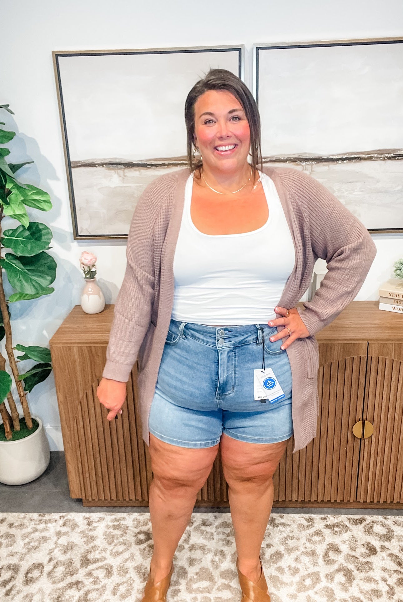 Record Setter Shorts (S-3XL) - SAVE SPRING-200 Denim-Judy Blue-Hello Friends Boutique-Woman's Fashion Boutique Located in Traverse City, MI