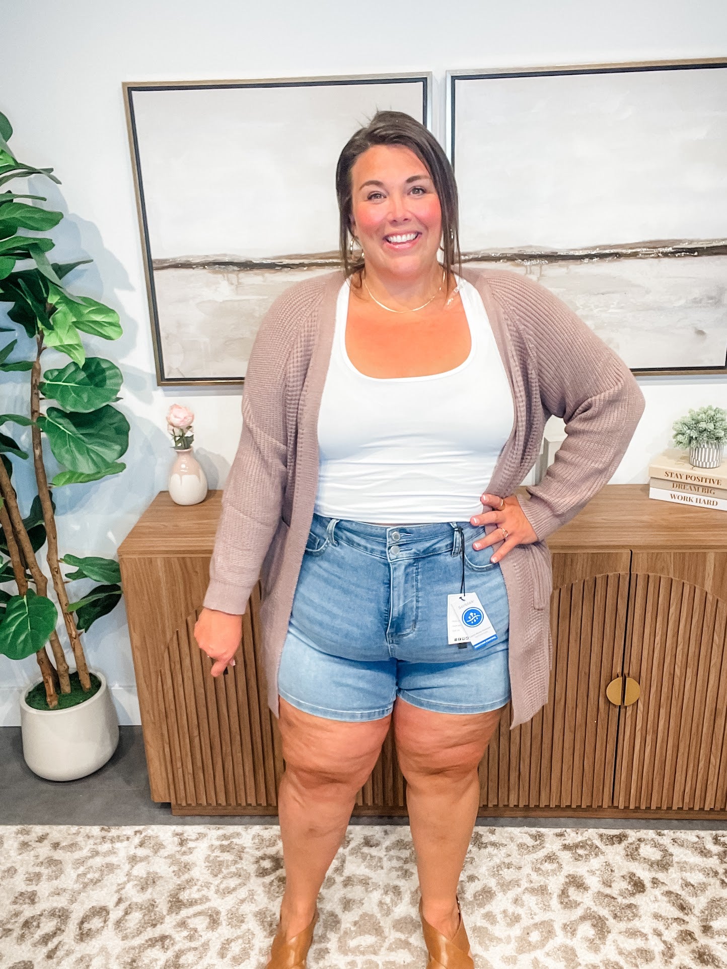 Record Setter Shorts (S-3XL) - SAVE SPRING-200 Denim-Judy Blue-Hello Friends Boutique-Woman's Fashion Boutique Located in Traverse City, MI