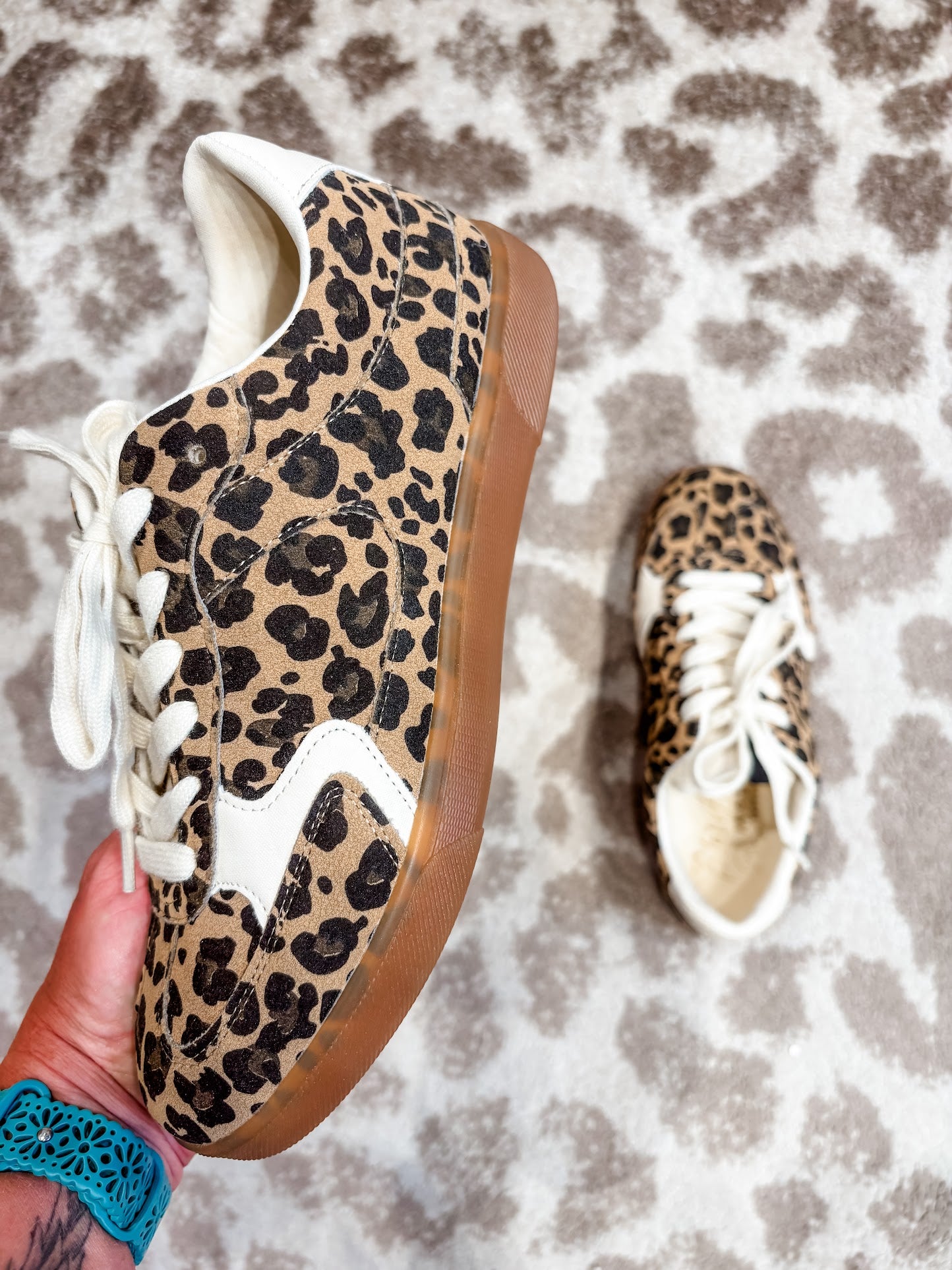 The Tastic Retro Leopard Sneaker (7-11)-250 Shoes-BLOWFISH-Hello Friends Boutique-Woman's Fashion Boutique Located in Traverse City, MI