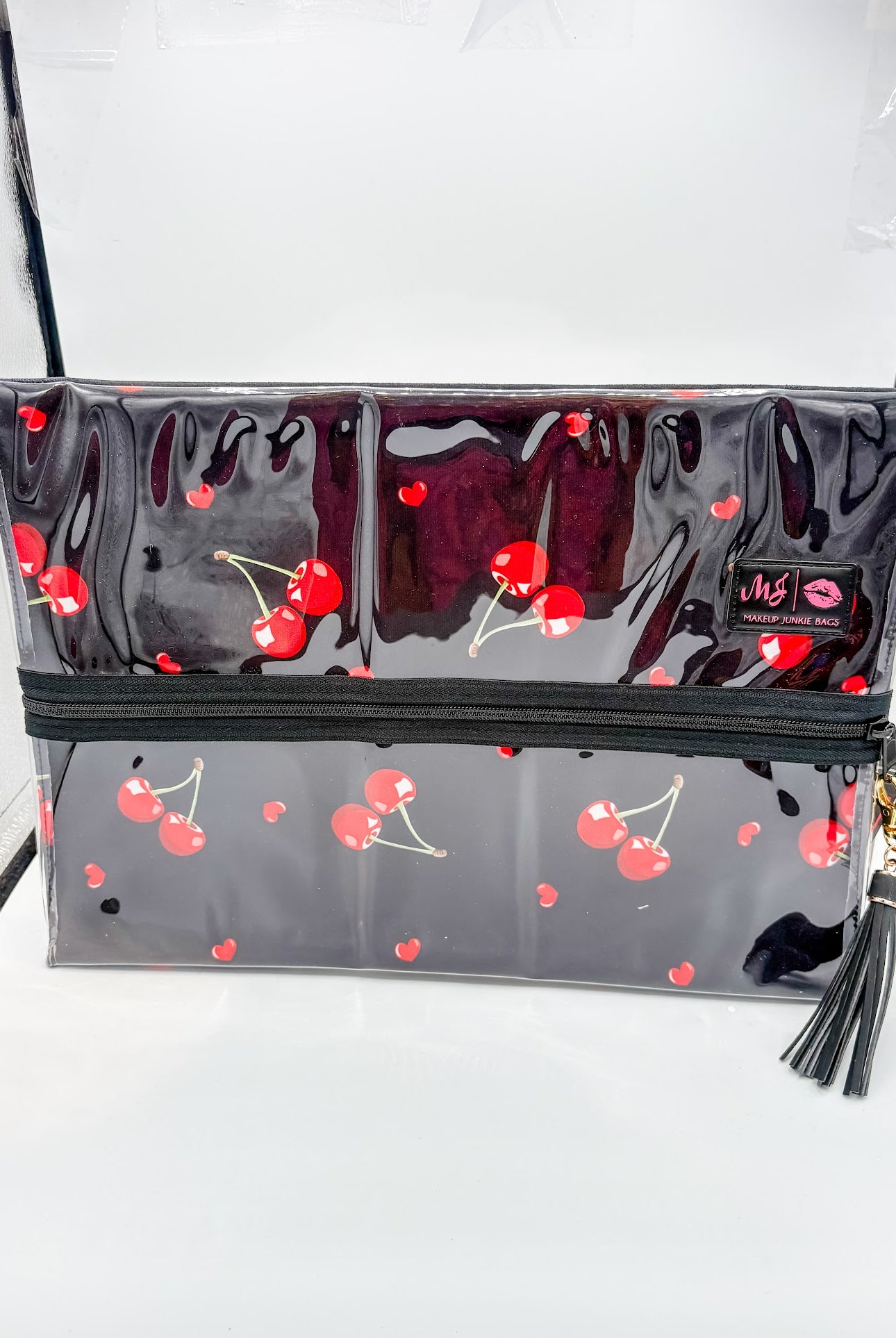 Cherry on Top MakeUp Junkie Bag-260 Bags-Makeup Junkie Bags-Hello Friends Boutique-Woman's Fashion Boutique Located in Traverse City, MI