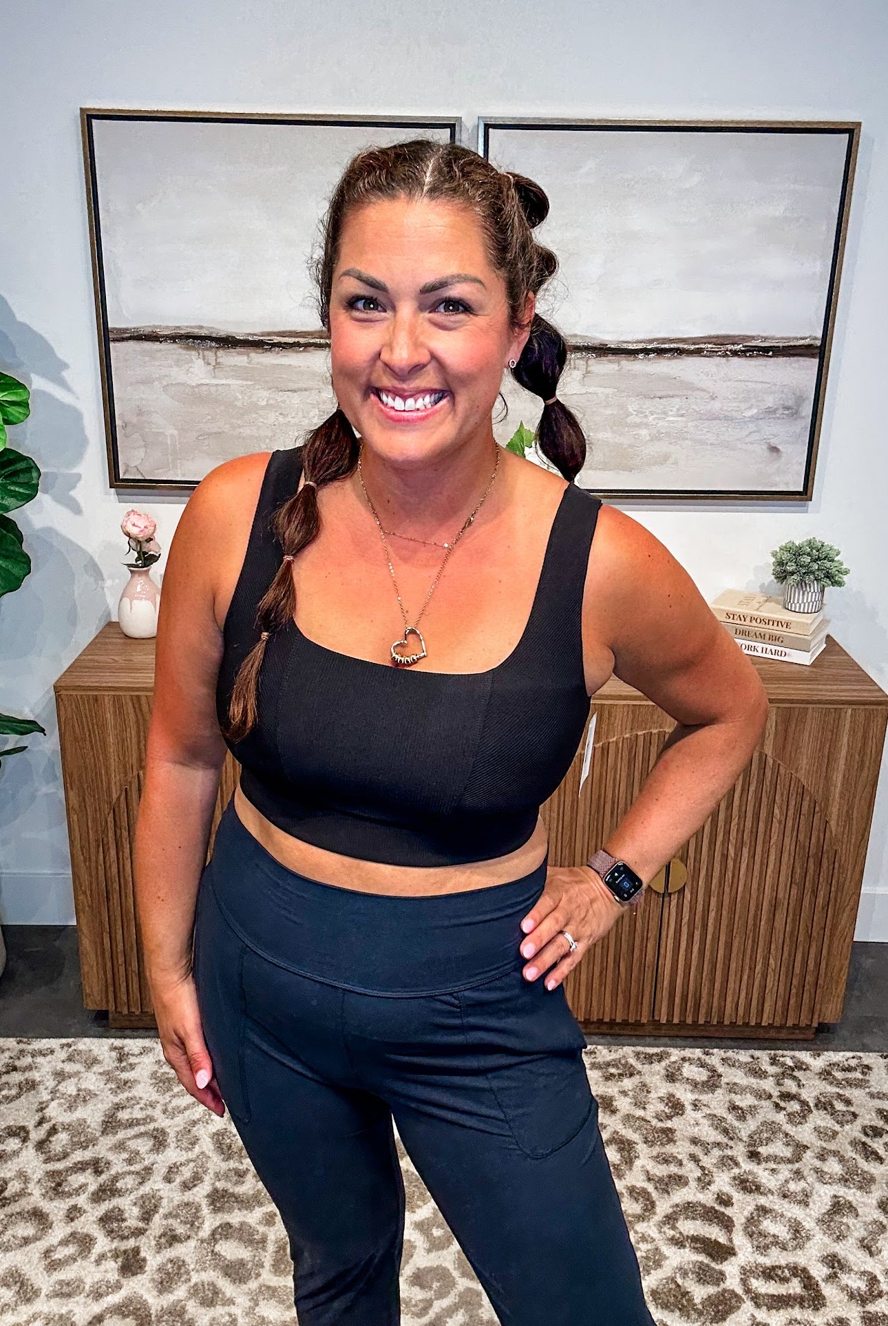 CoreSculpt Ribbed Square Neck Bra (S-3XL)-120 Sleeveless-Rae Mode-Hello Friends Boutique-Woman's Fashion Boutique Located in Traverse City, MI