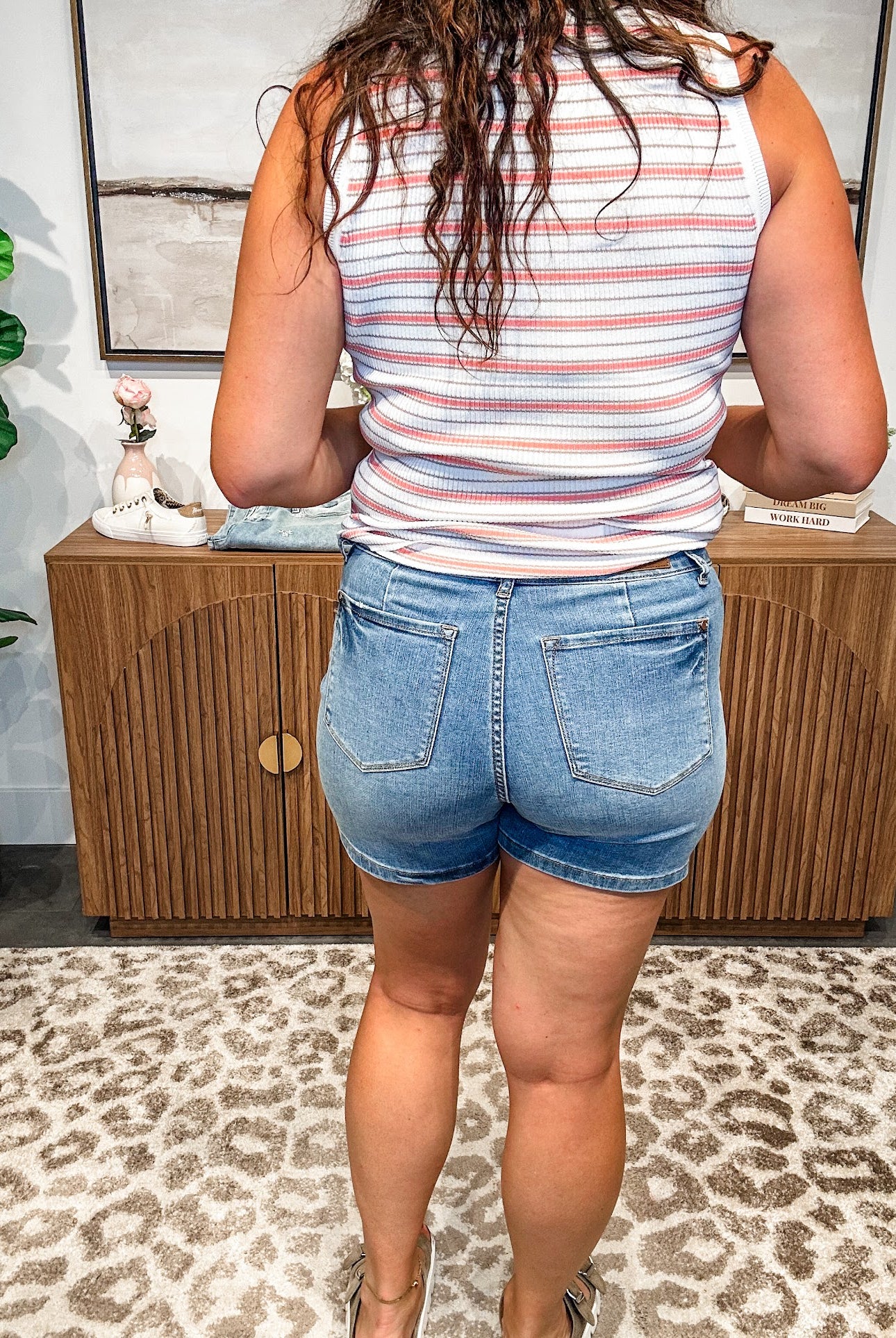 Record Setter Shorts (S-3XL) - SAVE SPRING-200 Denim-Judy Blue-Hello Friends Boutique-Woman's Fashion Boutique Located in Traverse City, MI