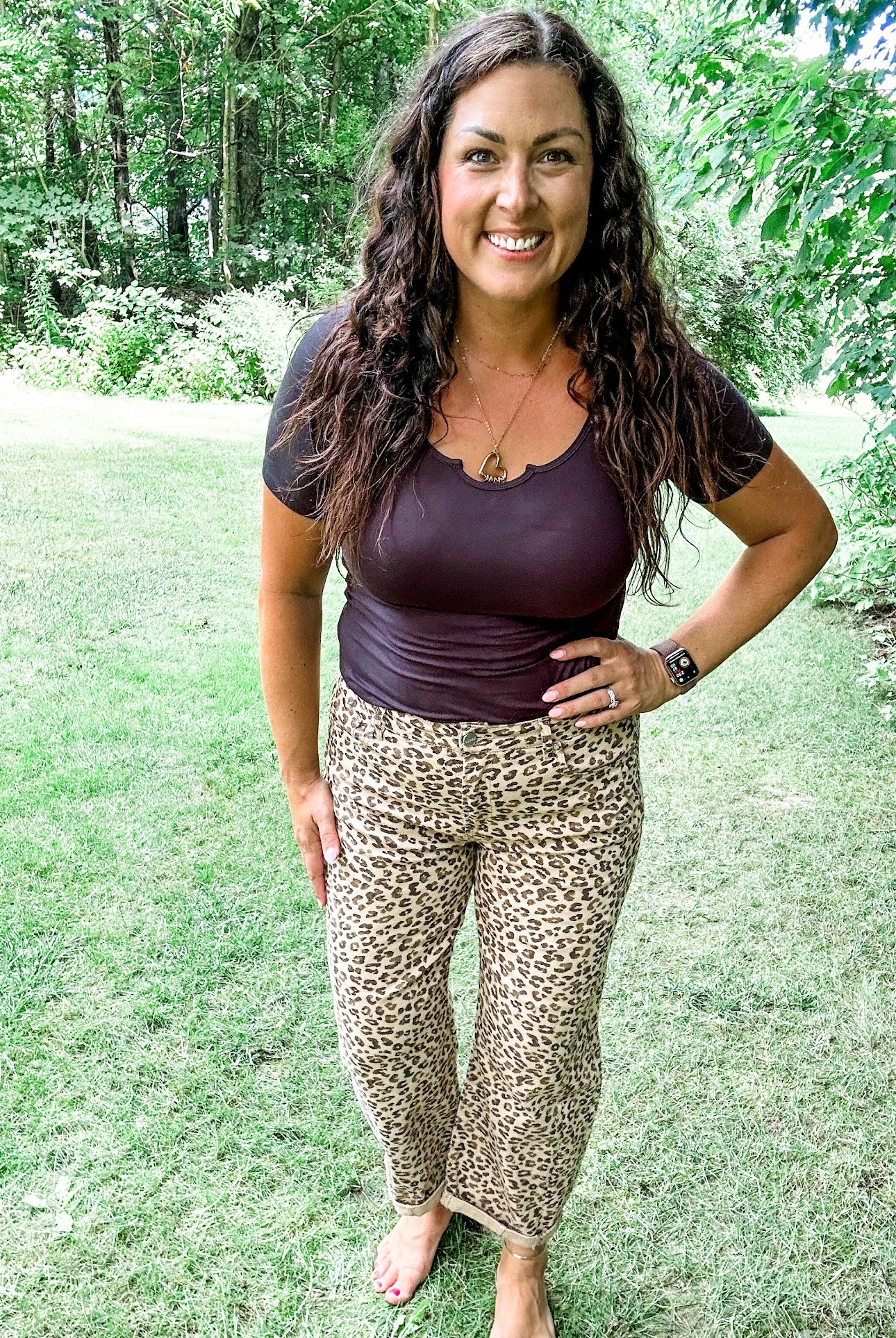 Wild Streak High-Rise Crop Barrel Jeans (0-15, 1X-3X)-200 Denim-RISEN-Hello Friends Boutique-Woman's Fashion Boutique Located in Traverse City, MI