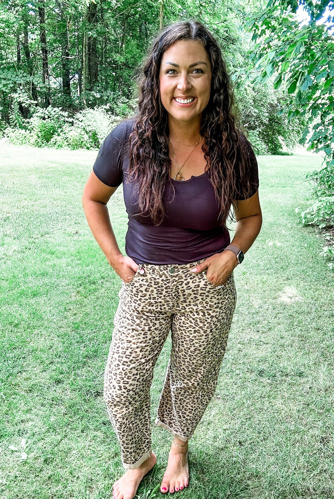 Wild Streak High-Rise Crop Barrel Jeans (0-15, 1X-3X)-200 Denim-RISEN-Hello Friends Boutique-Woman's Fashion Boutique Located in Traverse City, MI