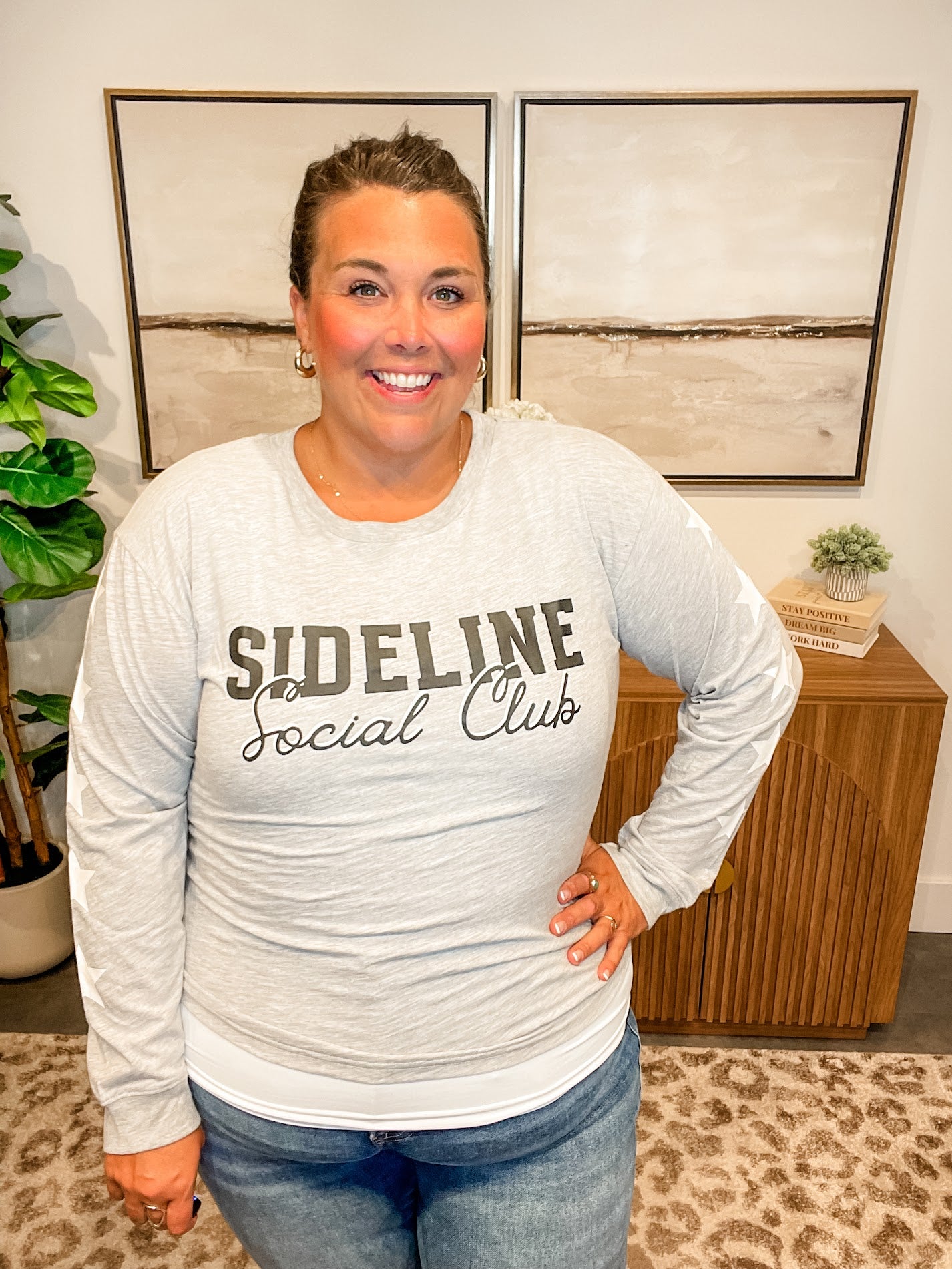 Sideline Social Club Tee (S-XL)-130 Graphic Tees-Shiraleah-Hello Friends Boutique-Woman's Fashion Boutique Located in Traverse City, MI