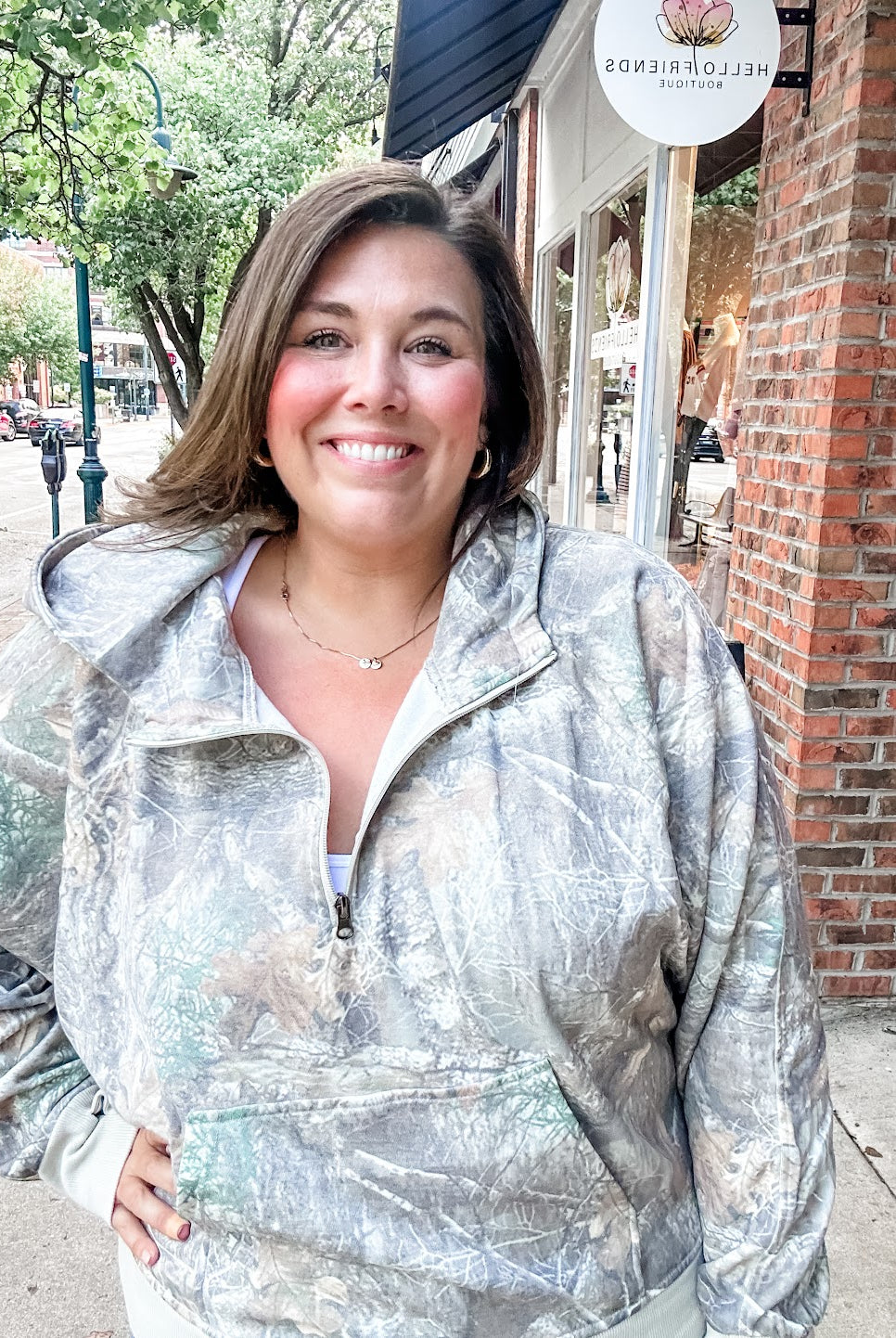 Easy Does It Pullover in Camo (XS-2XL)-140 Sweaters-Blakeley-Hello Friends Boutique-Woman's Fashion Boutique Located in Traverse City, MI