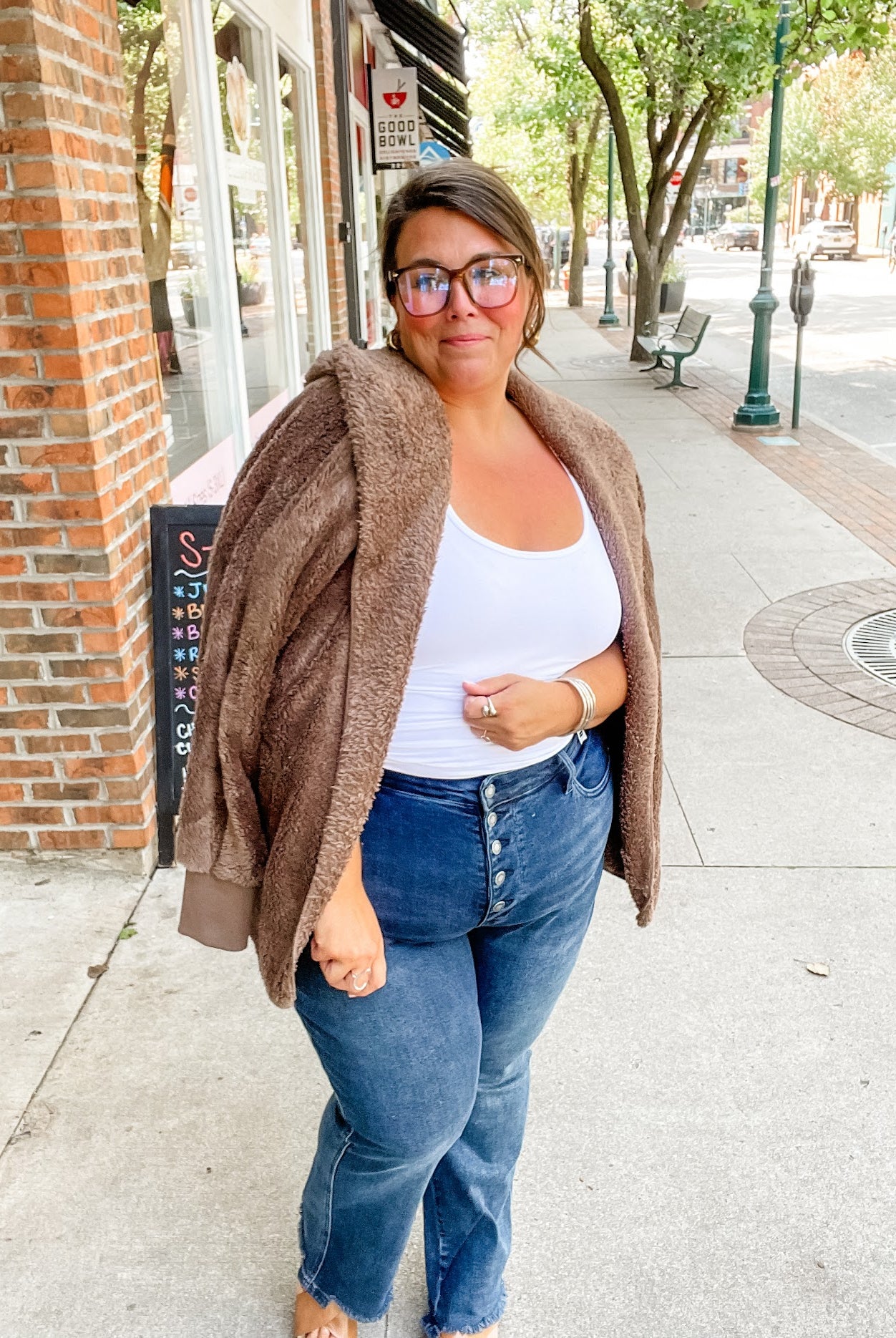 The Aspen Faux Fur Jacket (S/M-L/XL)-110 Long Sleeve-Zenana-Hello Friends Boutique-Woman's Fashion Boutique Located in Traverse City, MI