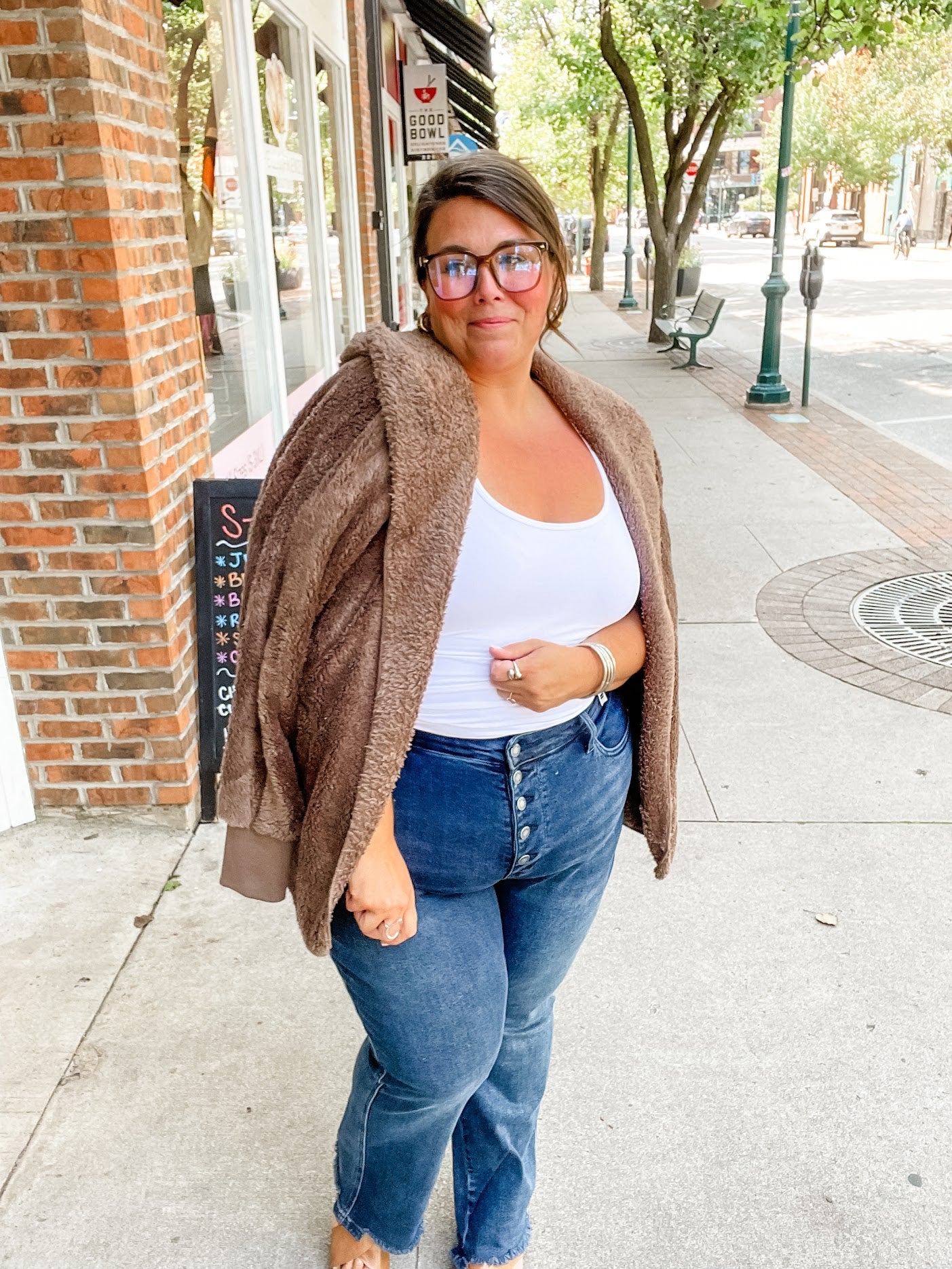 The Aspen Faux Fur Jacket (S/M-L/XL)-110 Long Sleeve-Zenana-Hello Friends Boutique-Woman's Fashion Boutique Located in Traverse City, MI