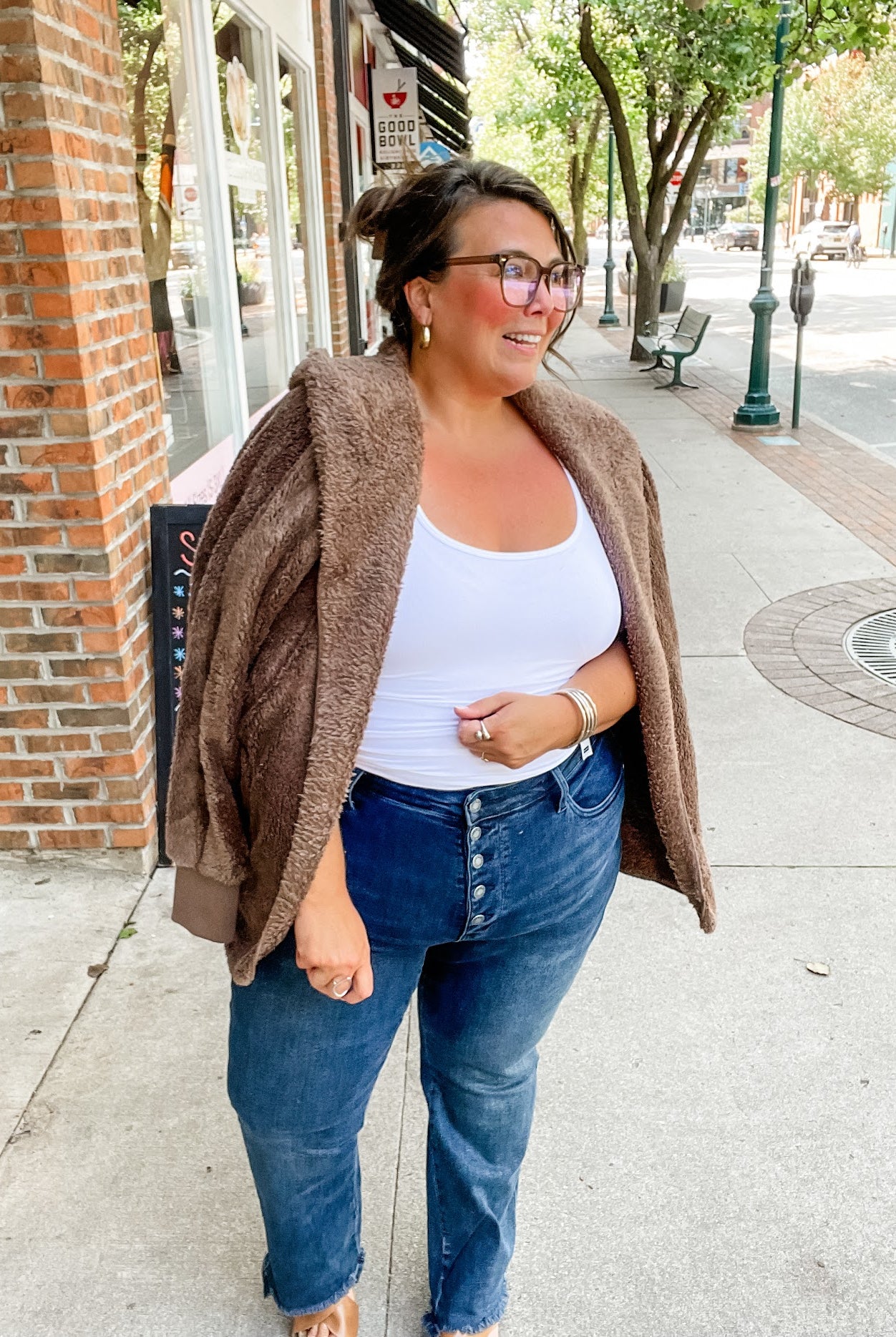 The Aspen Faux Fur Jacket (S/M-L/XL)-110 Long Sleeve-Zenana-Hello Friends Boutique-Woman's Fashion Boutique Located in Traverse City, MI