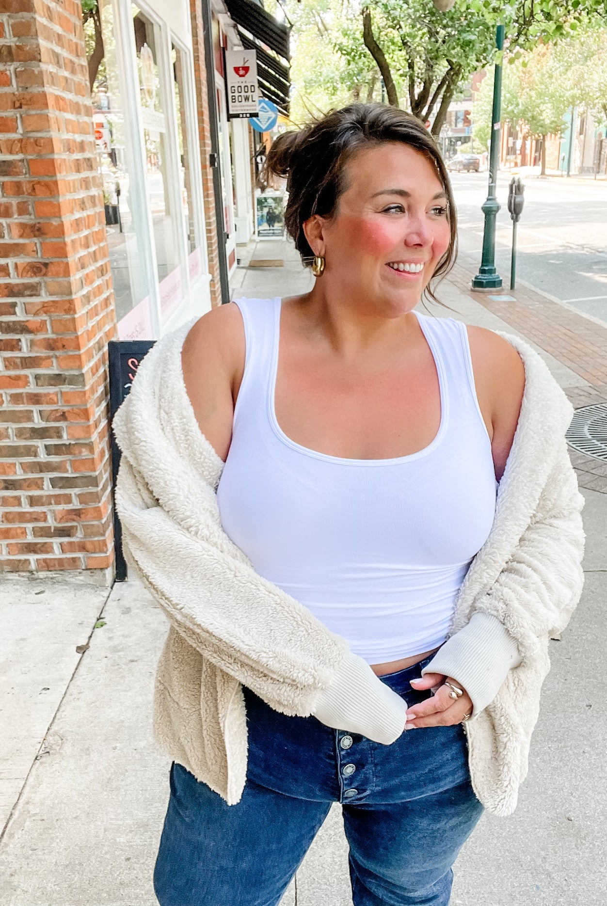 The Aspen Faux Fur Jacket (S/M-L/XL)-110 Long Sleeve-Zenana-Hello Friends Boutique-Woman's Fashion Boutique Located in Traverse City, MI