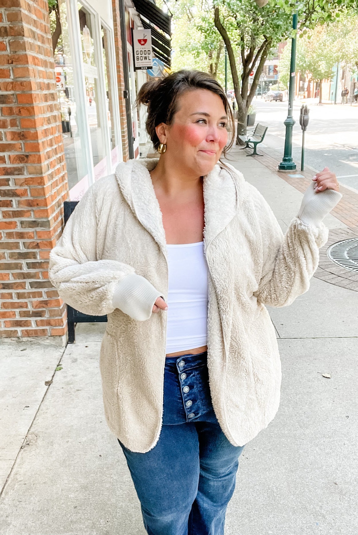 The Aspen Faux Fur Jacket (S/M-L/XL)-110 Long Sleeve-Zenana-Hello Friends Boutique-Woman's Fashion Boutique Located in Traverse City, MI