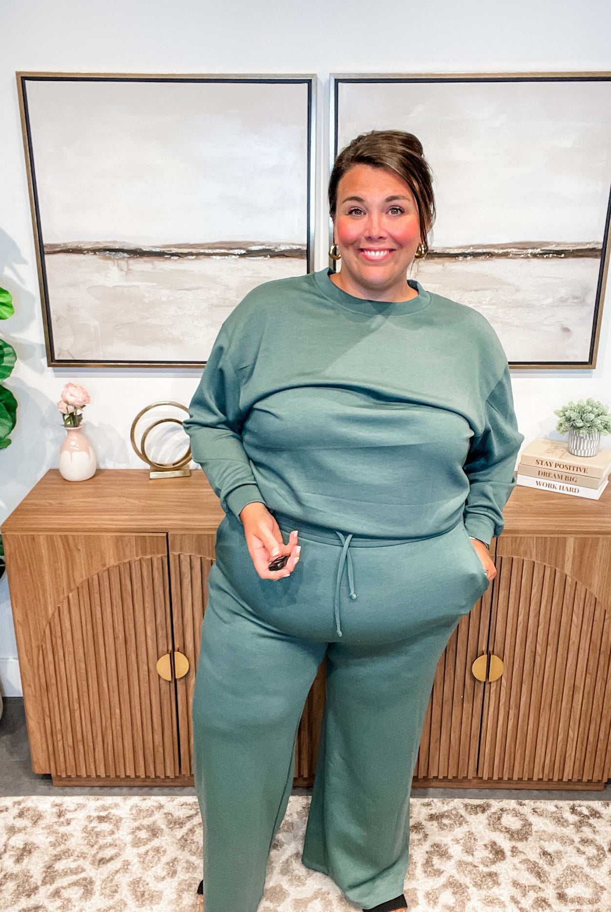 Chic Comfort Scuba Set (S-3XL)-110 Long Sleeves-Zenana-Hello Friends Boutique-Woman's Fashion Boutique Located in Traverse City, MI