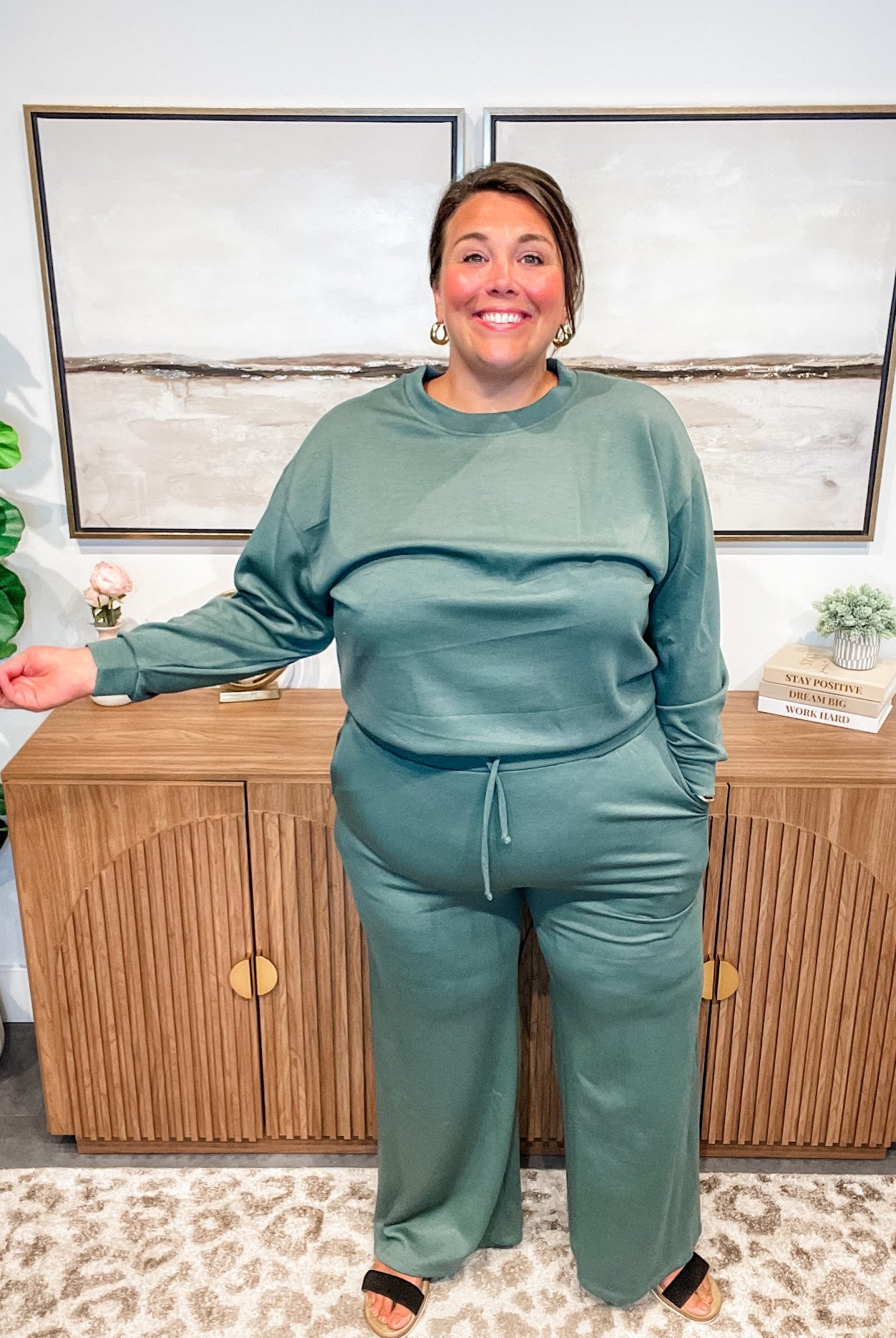 Chic Comfort Scuba Set (S-3XL)-110 Long Sleeves-Zenana-Hello Friends Boutique-Woman's Fashion Boutique Located in Traverse City, MI