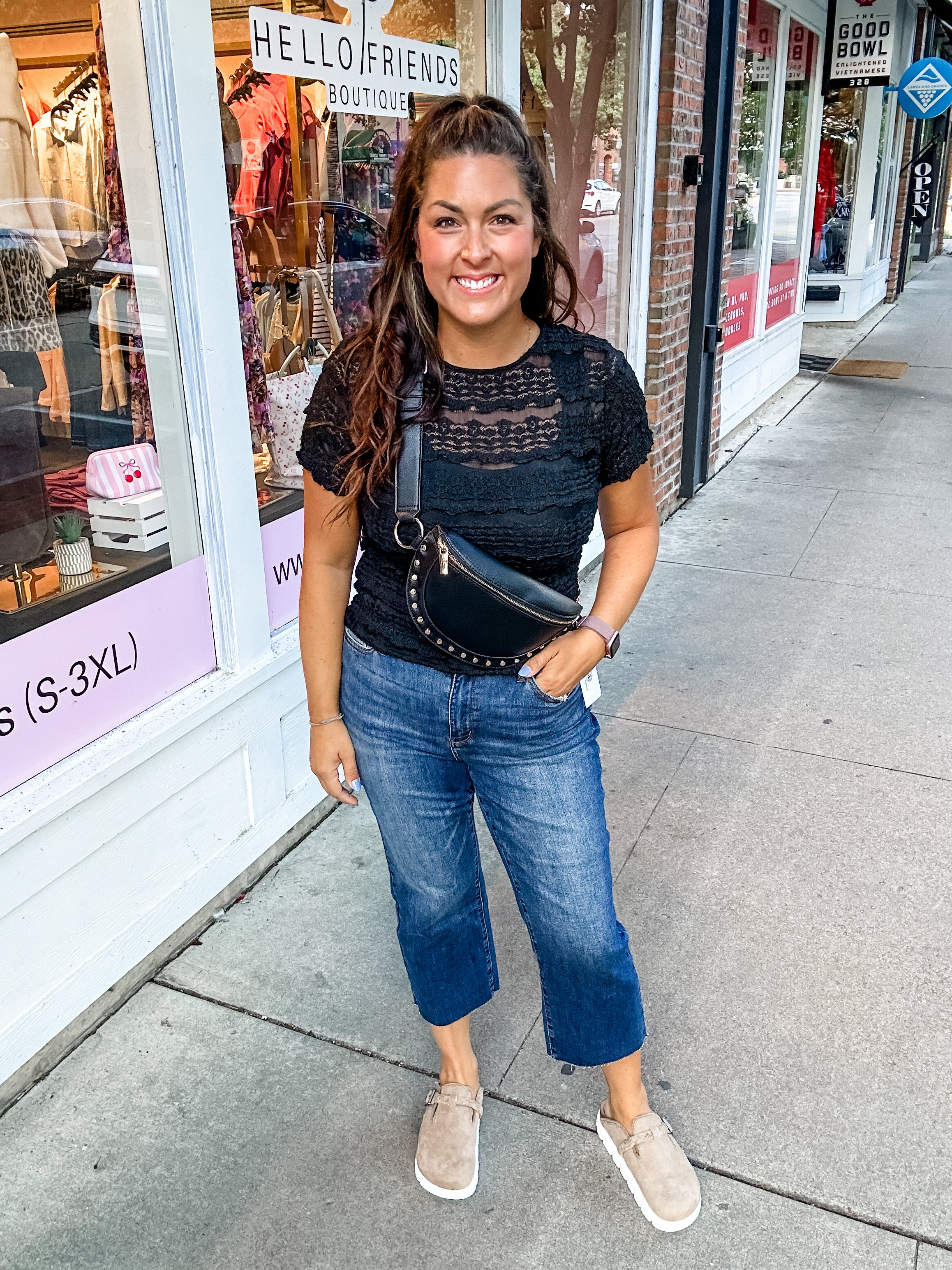 The Wildflower Crop High Waisted Bottoms (0-24W)-200 Denim-Judy Blue-Hello Friends Boutique-Woman's Fashion Boutique Located in Traverse City, MI