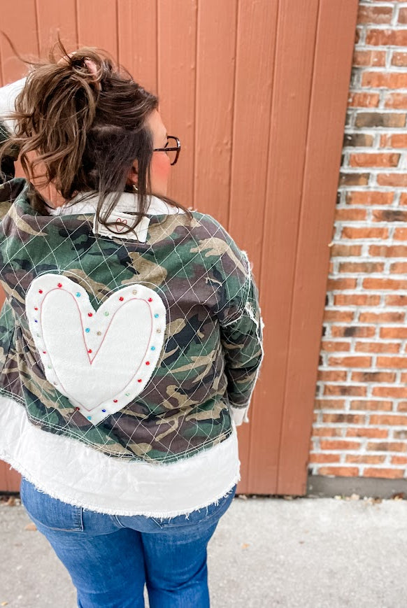 Boss Babe Loving Jacket (S-L)-170 Outerwear/Jackets-POL-Hello Friends Boutique-Woman's Fashion Boutique Located in Traverse City, MI