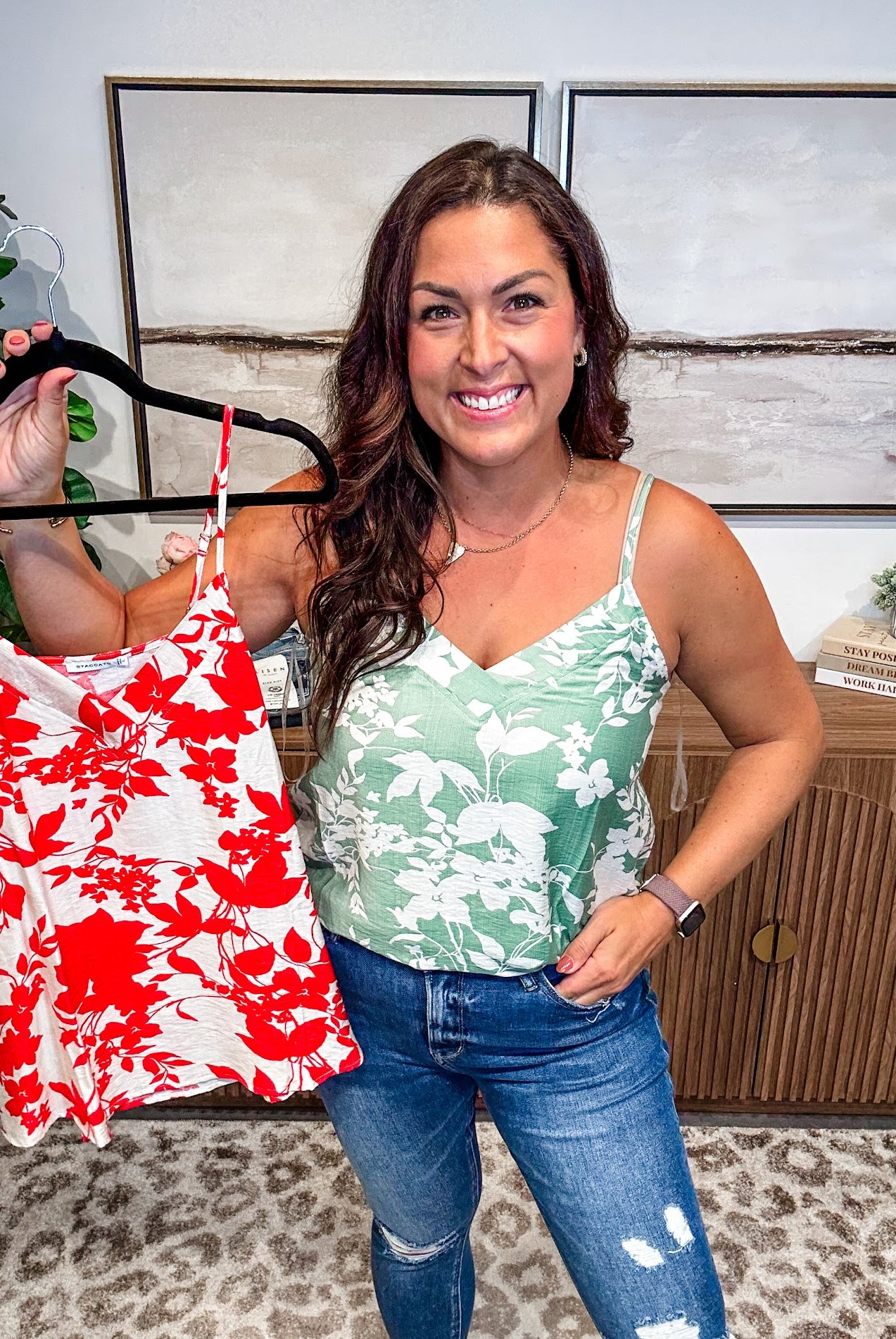 You Take Me Higher Top (S-XL) - SAVE SPRING-120 Sleeveless-Staccato-Hello Friends Boutique-Woman's Fashion Boutique Located in Traverse City, MI