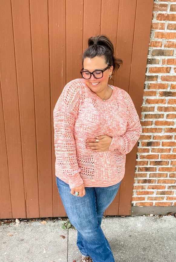 Threaded Vibes Top (S-L)-110 Long Sleeve-Easel-Hello Friends Boutique-Woman's Fashion Boutique Located in Traverse City, MI