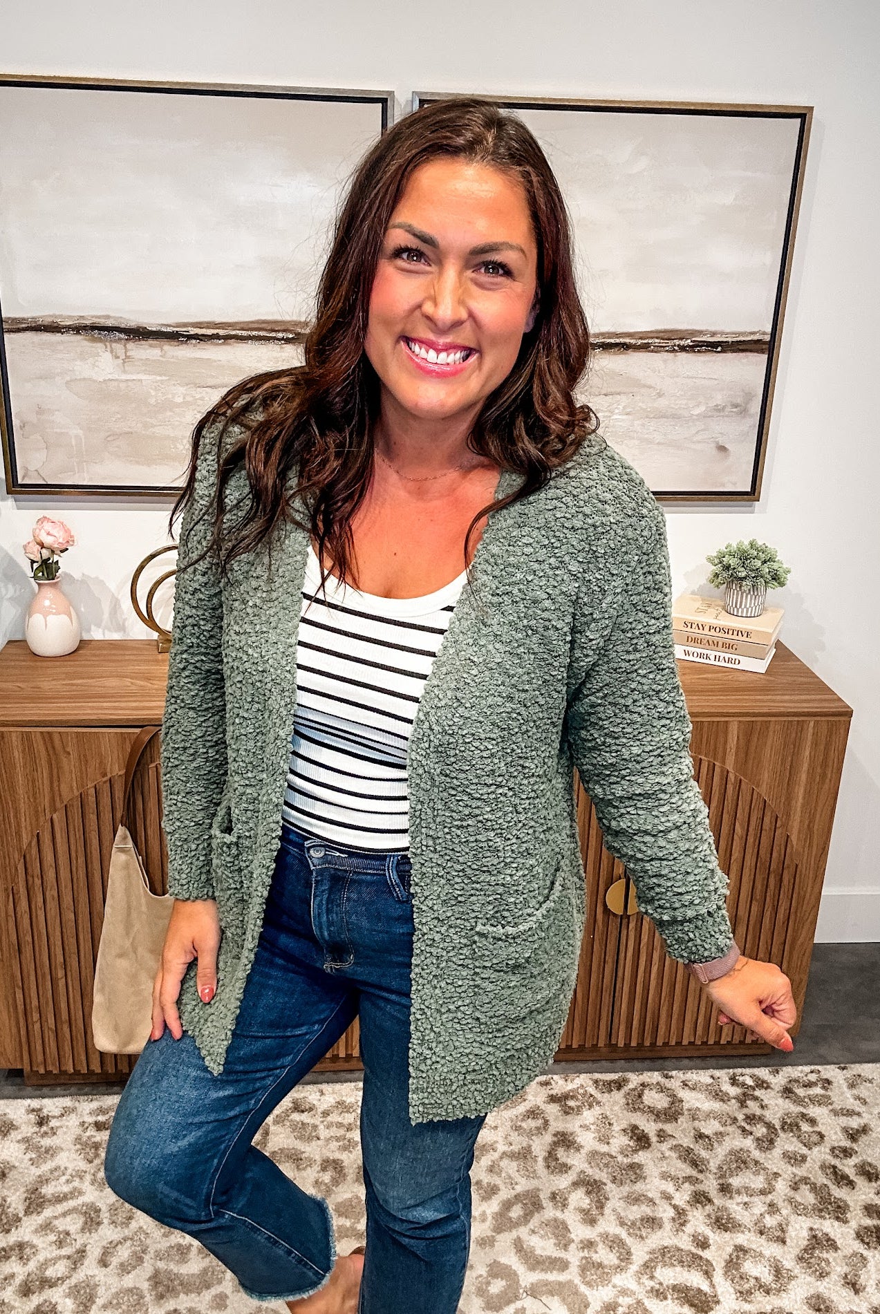 Wrapped Up in You Cardigan (S-XL)-160 Cardigans/Kimonos-Zenana-Hello Friends Boutique-Woman's Fashion Boutique Located in Traverse City, MI