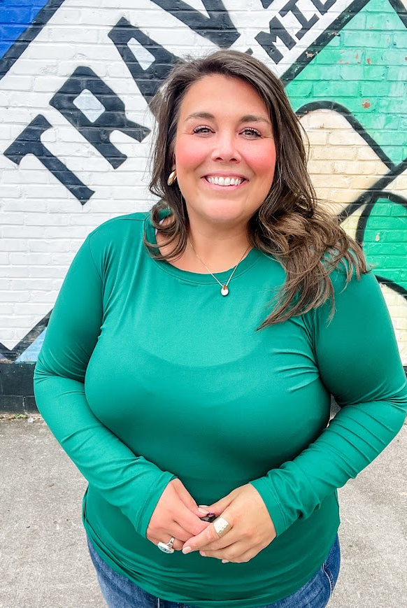 I Lose Control Top (S-3XL)-110 Long Sleeve-Zenana-Hello Friends Boutique-Woman's Fashion Boutique Located in Traverse City, MI