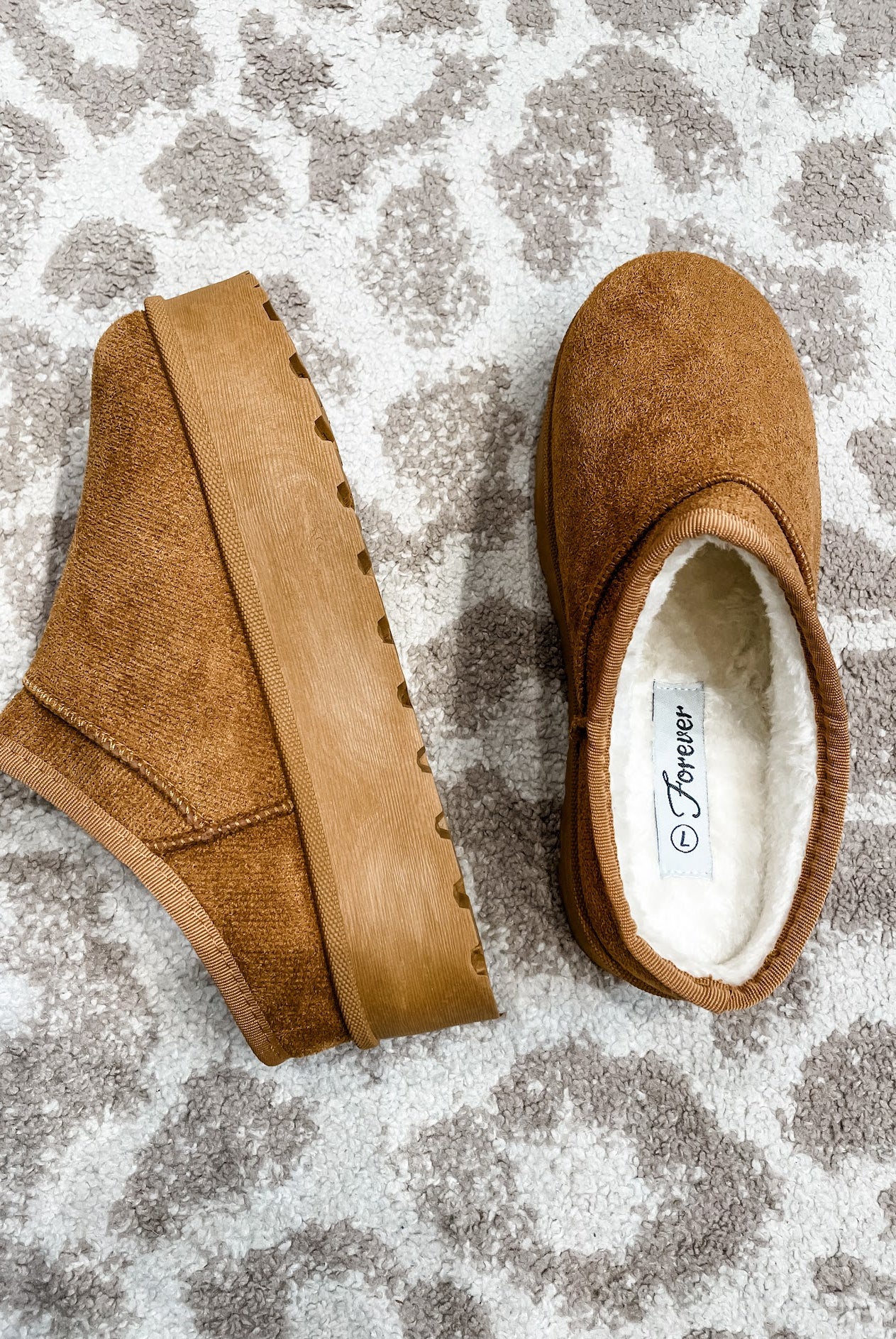 Cozy Chorus Sherpa Slippers in Tan (6-10)-250 Shoes-CCOCCI-Hello Friends Boutique-Woman's Fashion Boutique Located in Traverse City, MI