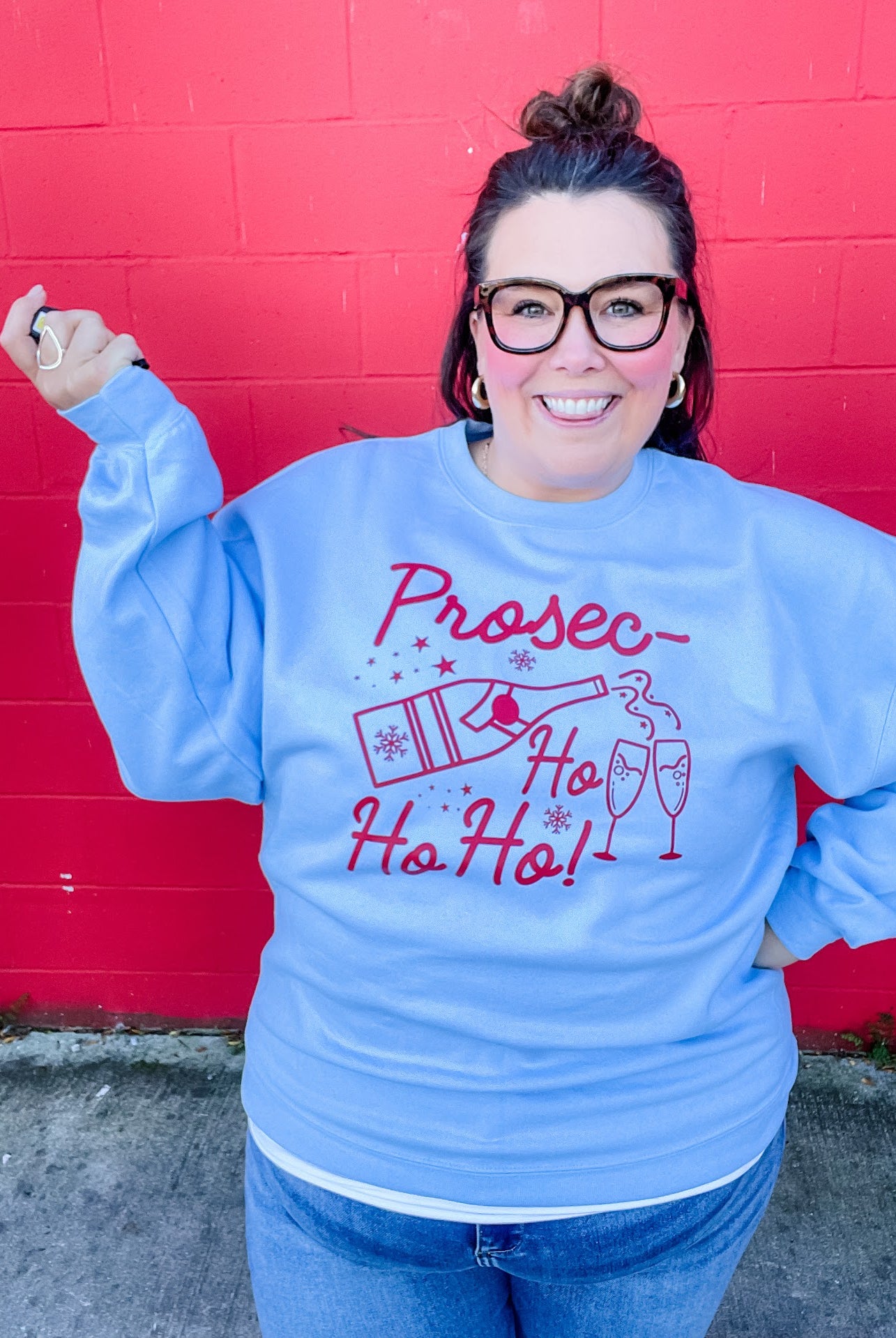Prosec-HoHo Sweatshirt (S-2XL)-150 Sweatshirts/Hoodies-Bash-Hello Friends Boutique-Woman's Fashion Boutique Located in Traverse City, MI