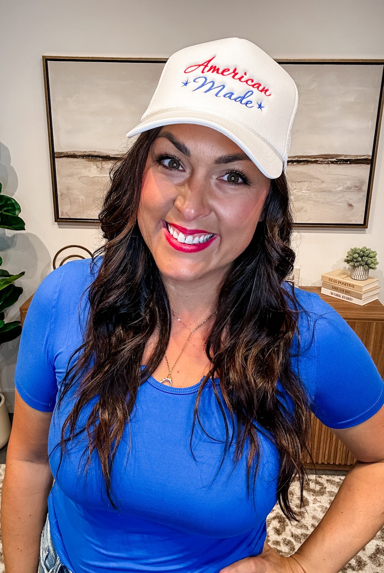 American Made Trucker Hat-280 Other Accessories-Fashion City-Hello Friends Boutique-Woman's Fashion Boutique Located in Traverse City, MI