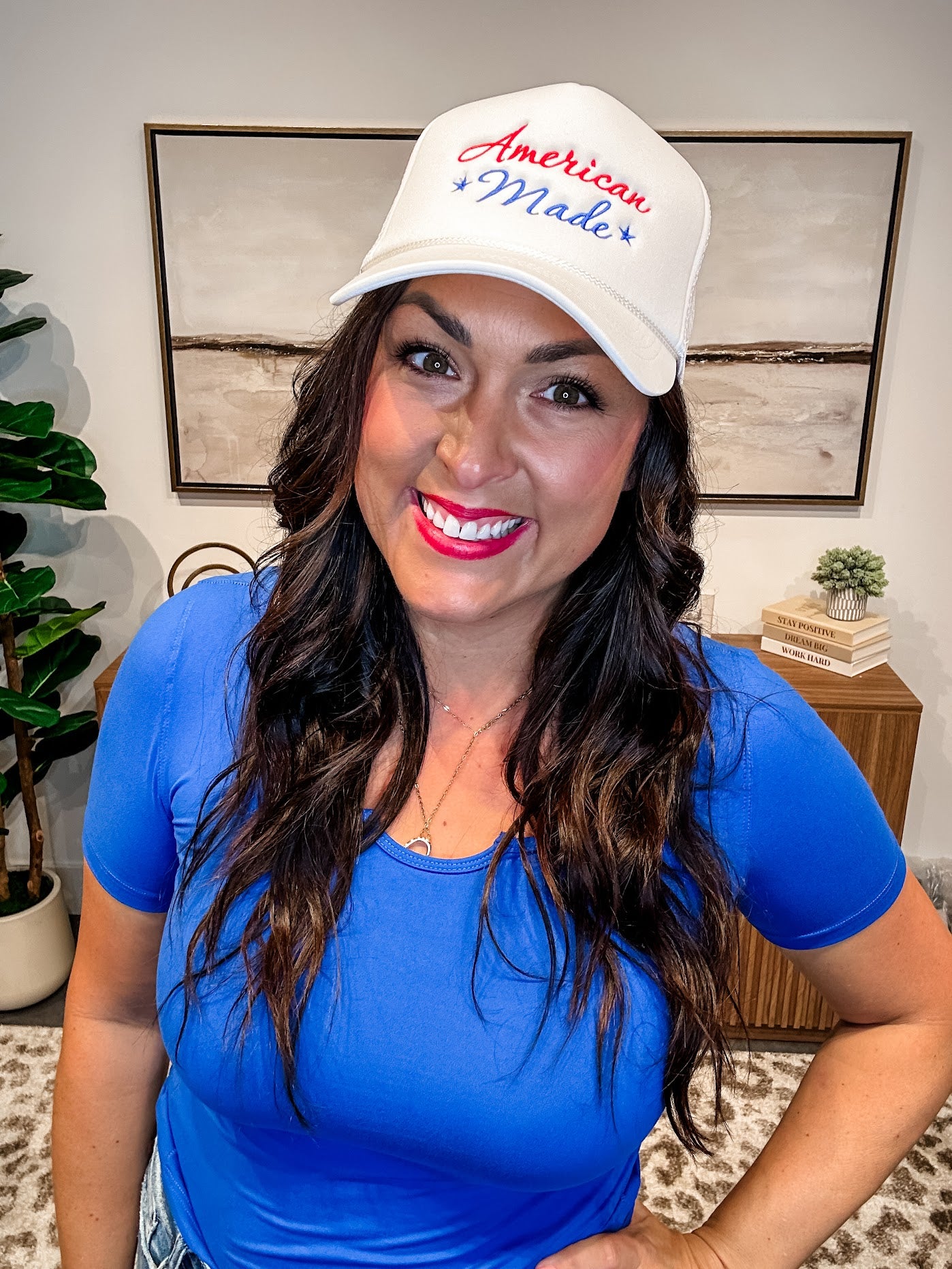 American Made Trucker Hat-280 Other Accessories-Fashion City-Hello Friends Boutique-Woman's Fashion Boutique Located in Traverse City, MI