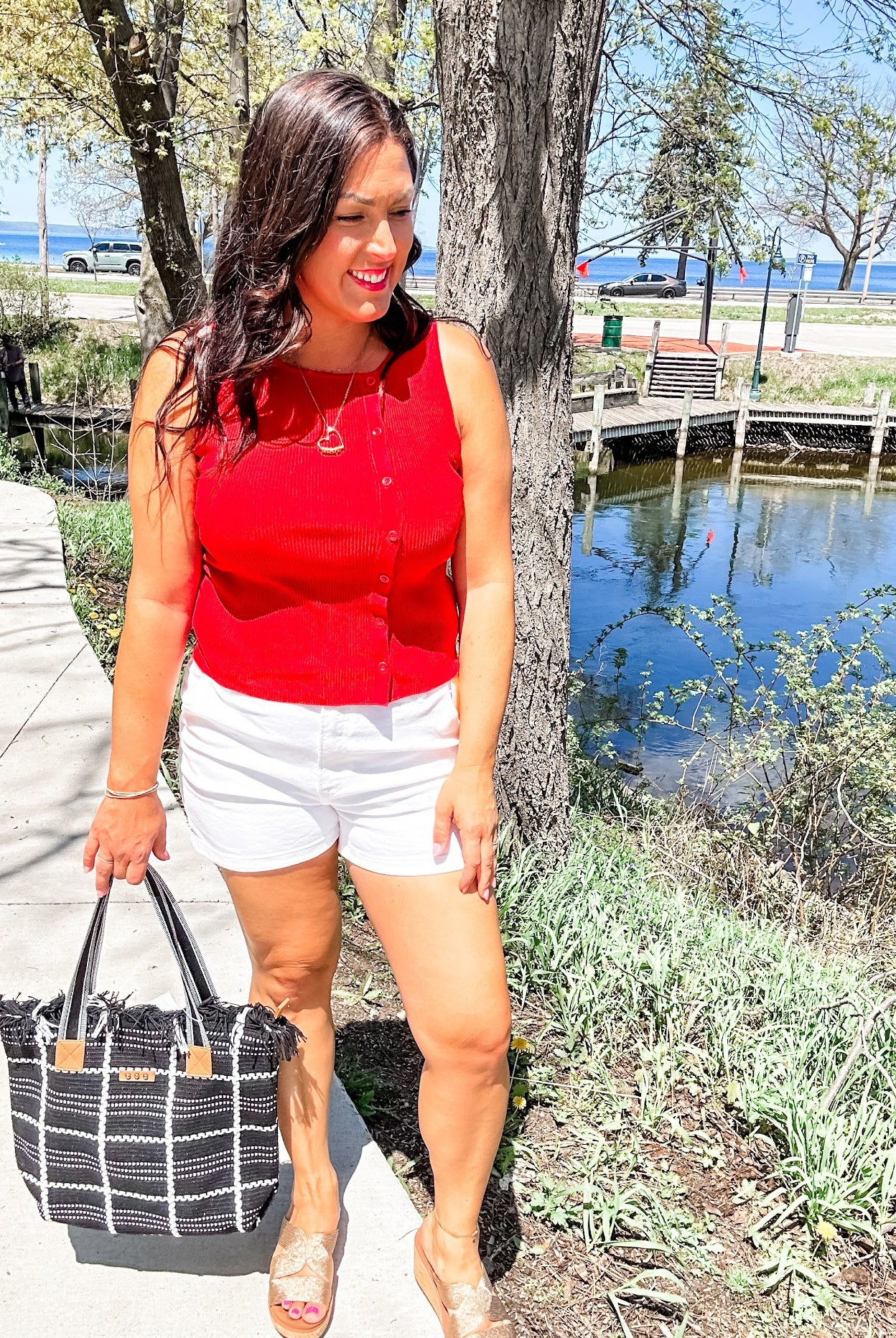 Let's Sail Top (S-3XL)-120 Sleeveless-GILLI-Hello Friends Boutique-Woman's Fashion Boutique Located in Traverse City, MI