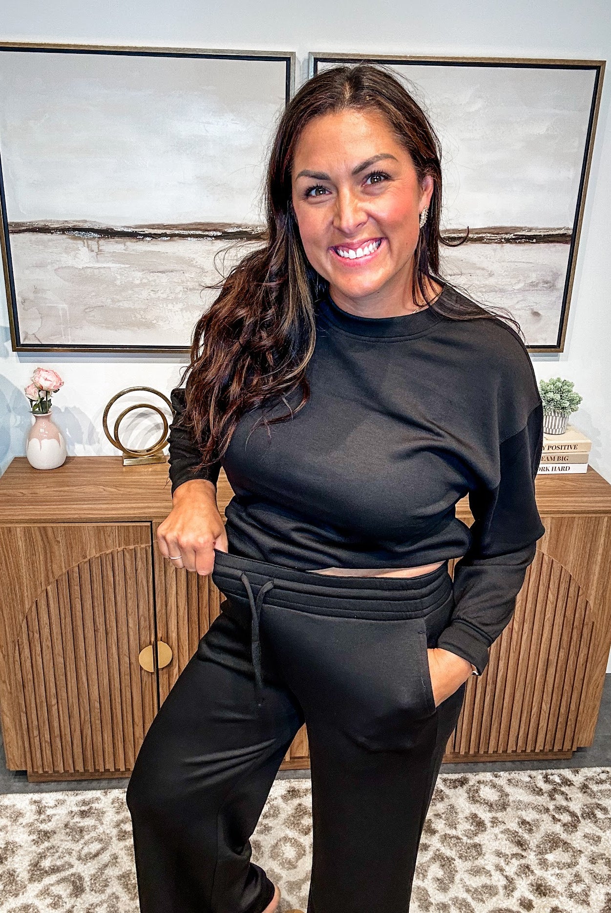 Chic Comfort Scuba Set (S-3XL)-110 Long Sleeves-Zenana-Hello Friends Boutique-Woman's Fashion Boutique Located in Traverse City, MI