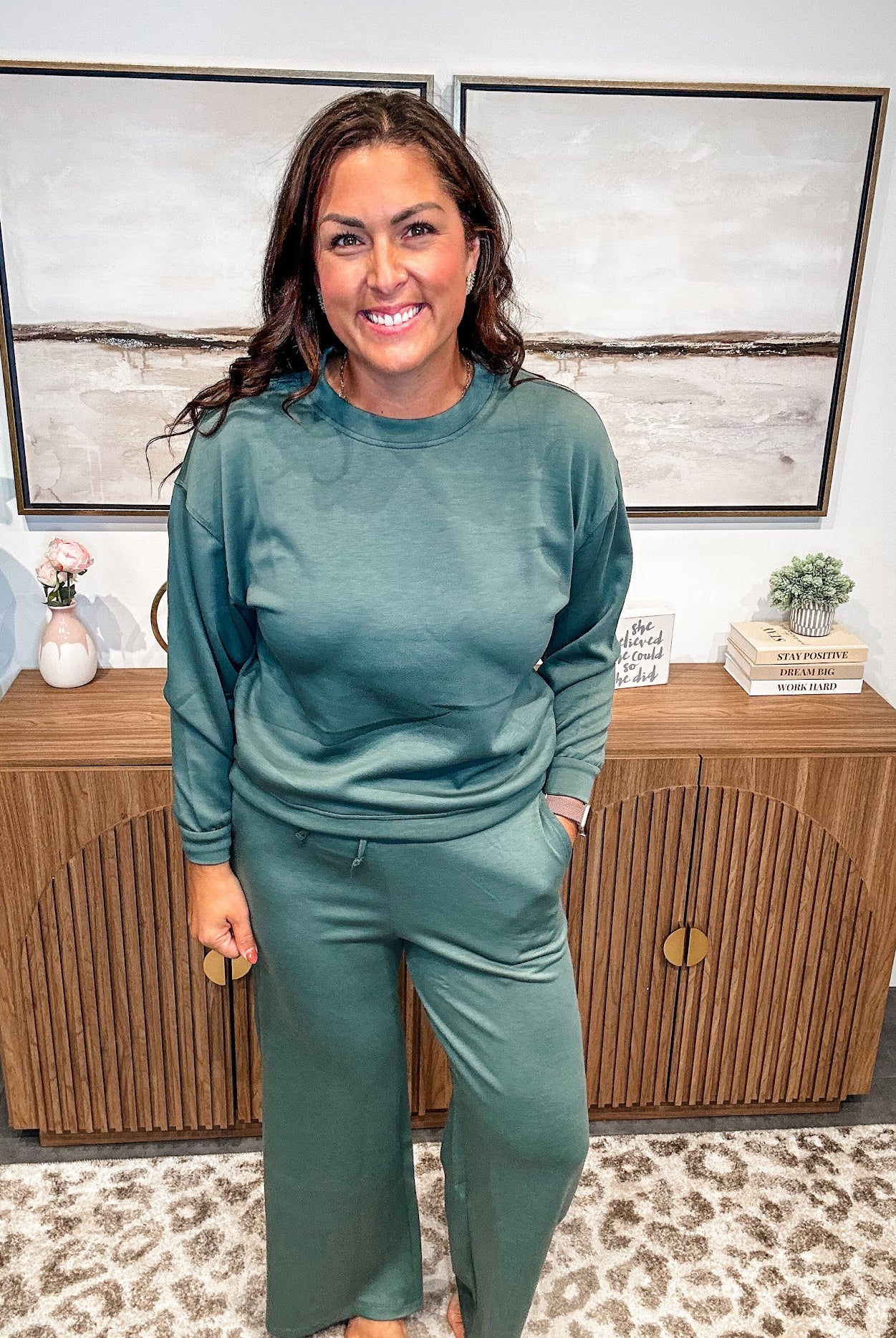 Chic Comfort Scuba Set (S-3XL)-110 Long Sleeves-Zenana-Hello Friends Boutique-Woman's Fashion Boutique Located in Traverse City, MI